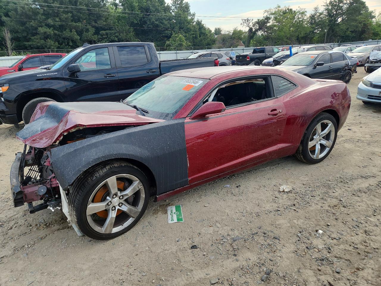 2011 Chevrolet Camaro Ss Burgundy vin: 2G1FJ1EJ1B9130773