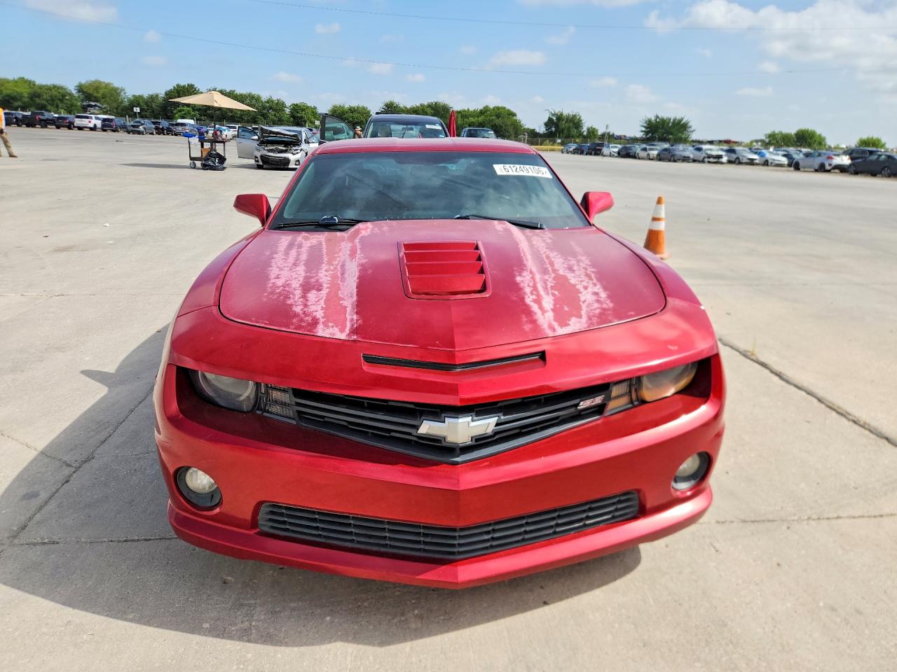 2013 Chevrolet Camaro Ss Red vin: 2G1FJ1EJ1D9124863