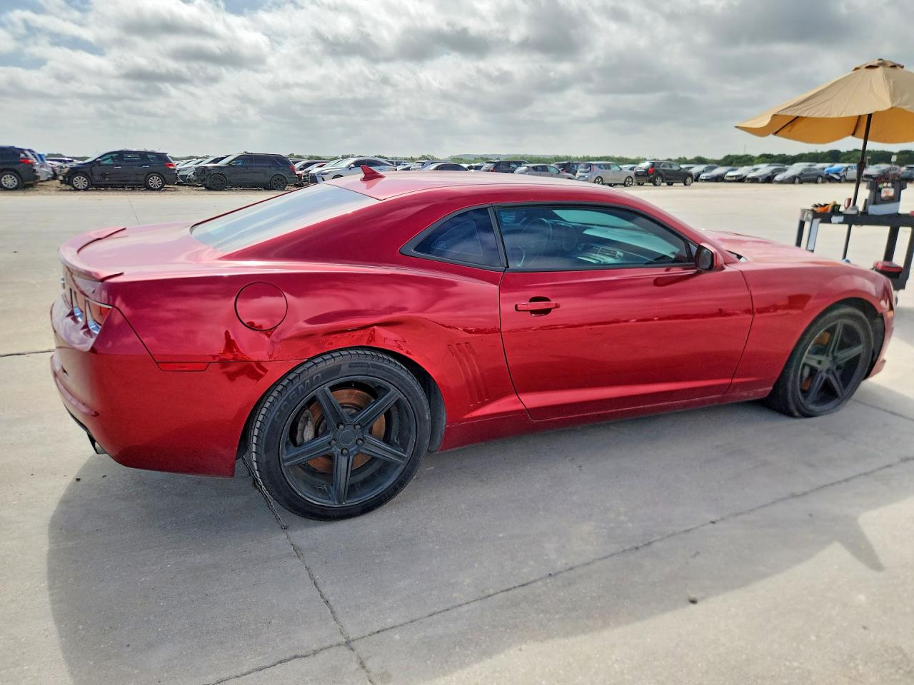 2013 Chevrolet Camaro Ss Red vin: 2G1FJ1EJ1D9124863