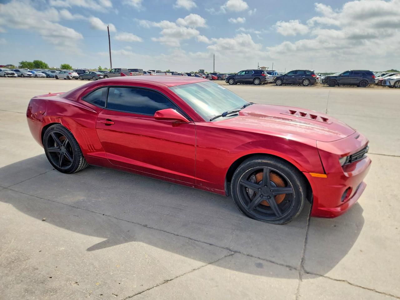 2013 Chevrolet Camaro Ss Red vin: 2G1FJ1EJ1D9124863