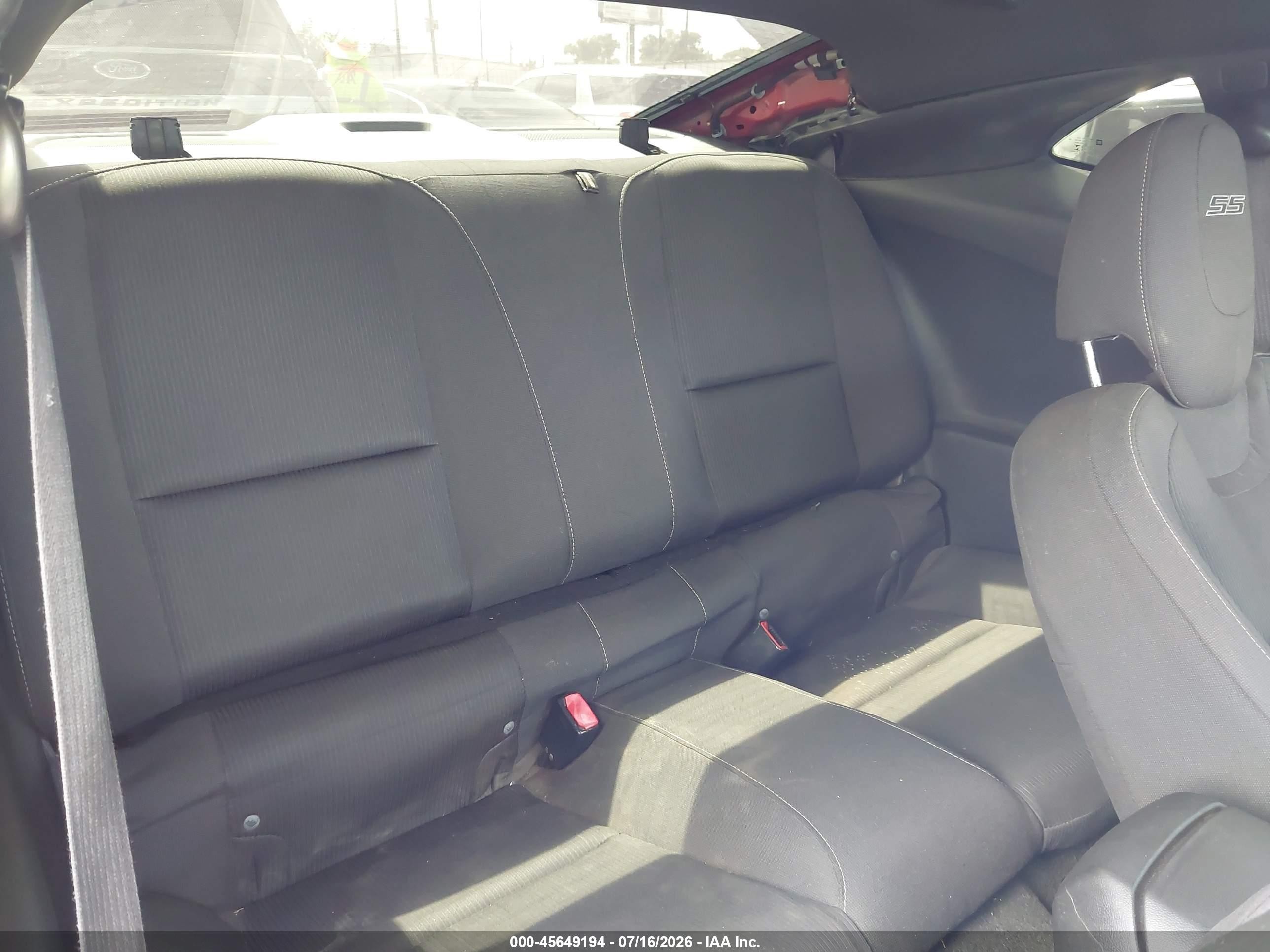 2013 Chevrolet Camaro 1ss Red vin: 2G1FJ1EJ1D9186974
