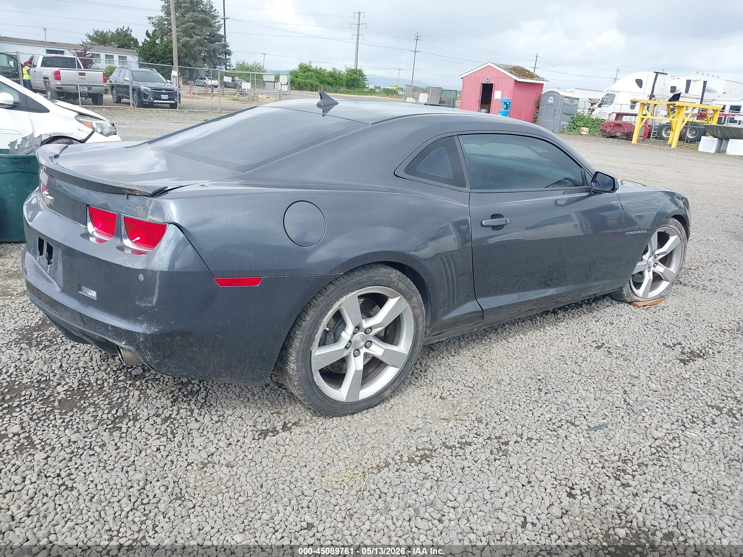 2010 Chevrolet Camaro 1ss Gray vin: 2G1FJ1EJ2A9198336