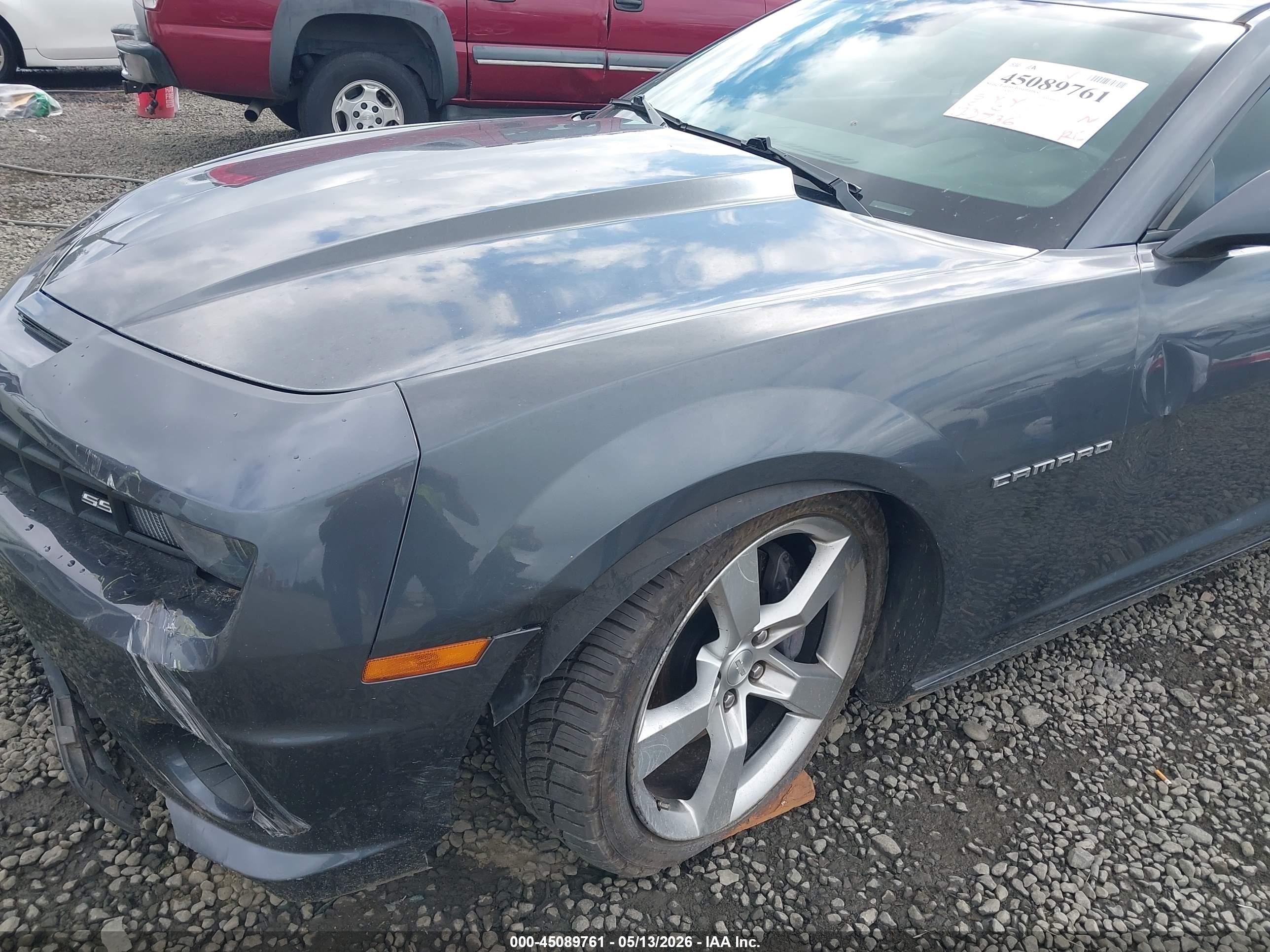 2010 Chevrolet Camaro 1ss Gray vin: 2G1FJ1EJ2A9198336
