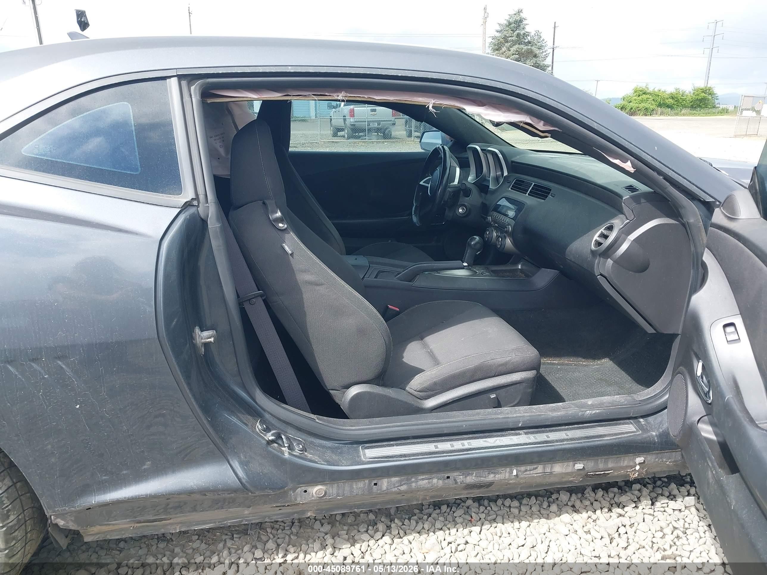 2010 Chevrolet Camaro 1ss Gray vin: 2G1FJ1EJ2A9198336