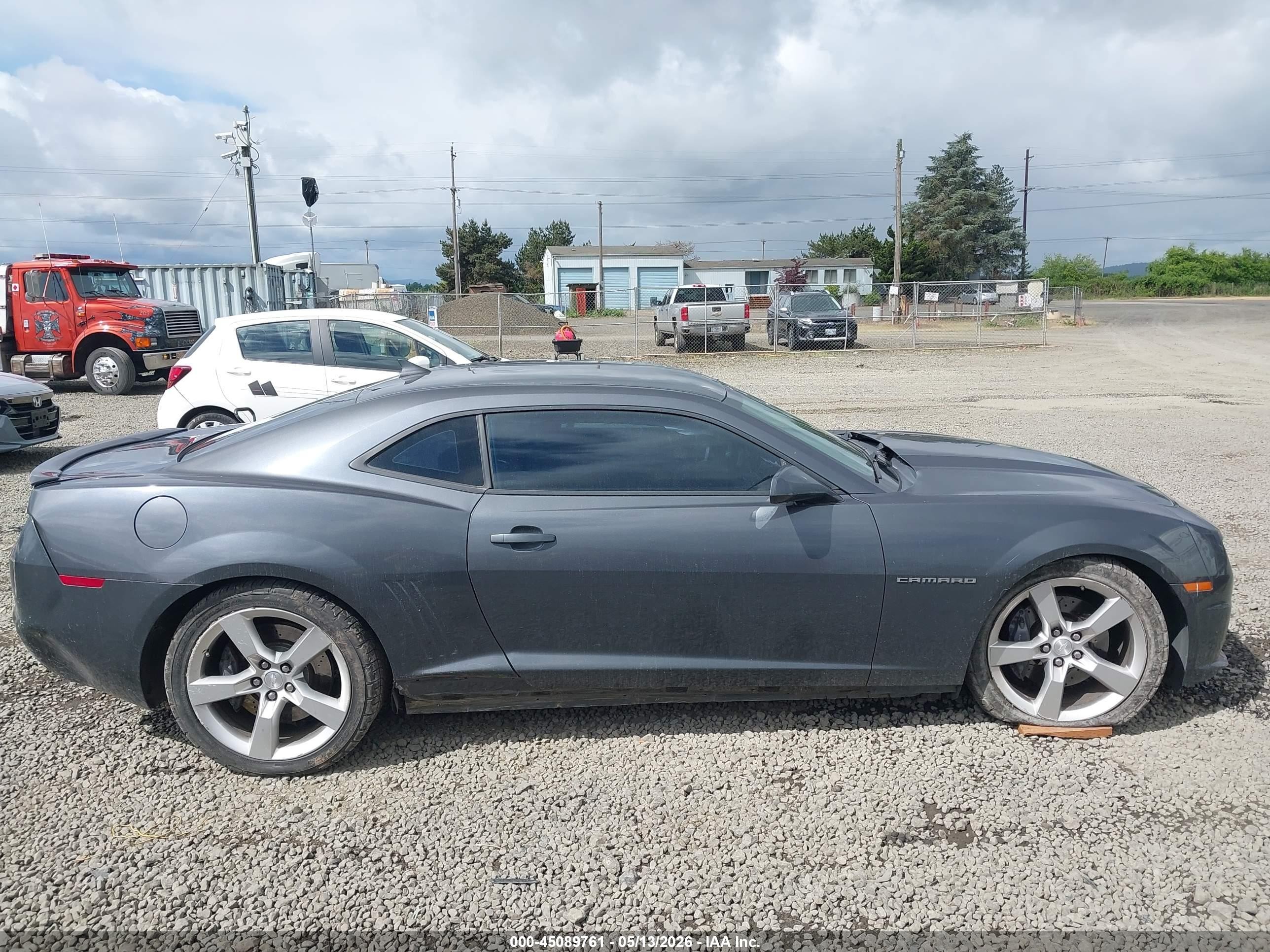 2010 Chevrolet Camaro 1ss Gray vin: 2G1FJ1EJ2A9198336