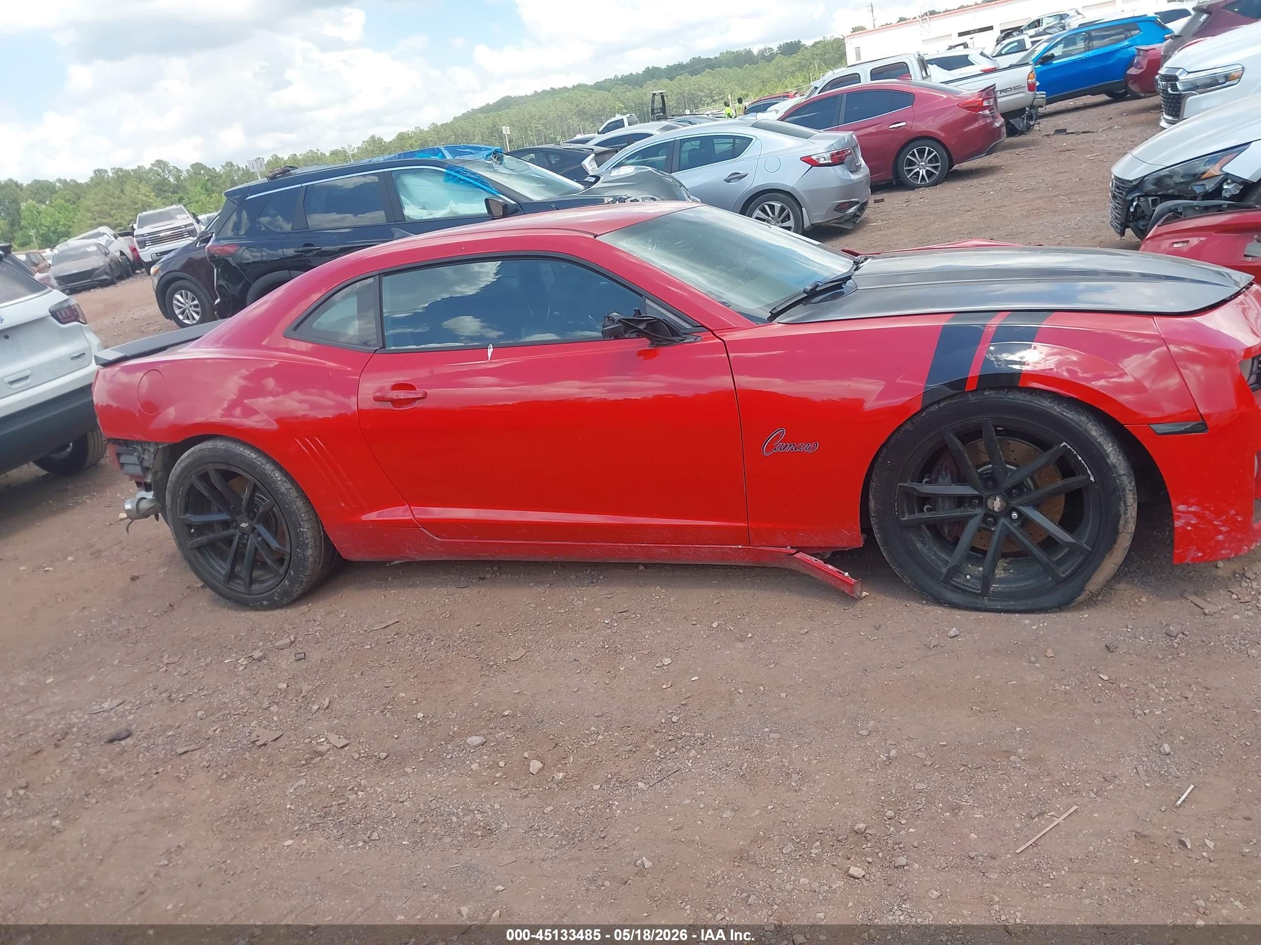 2011 Chevrolet Camaro 1ss Красный vin: 2G1FJ1EJ2B9198886