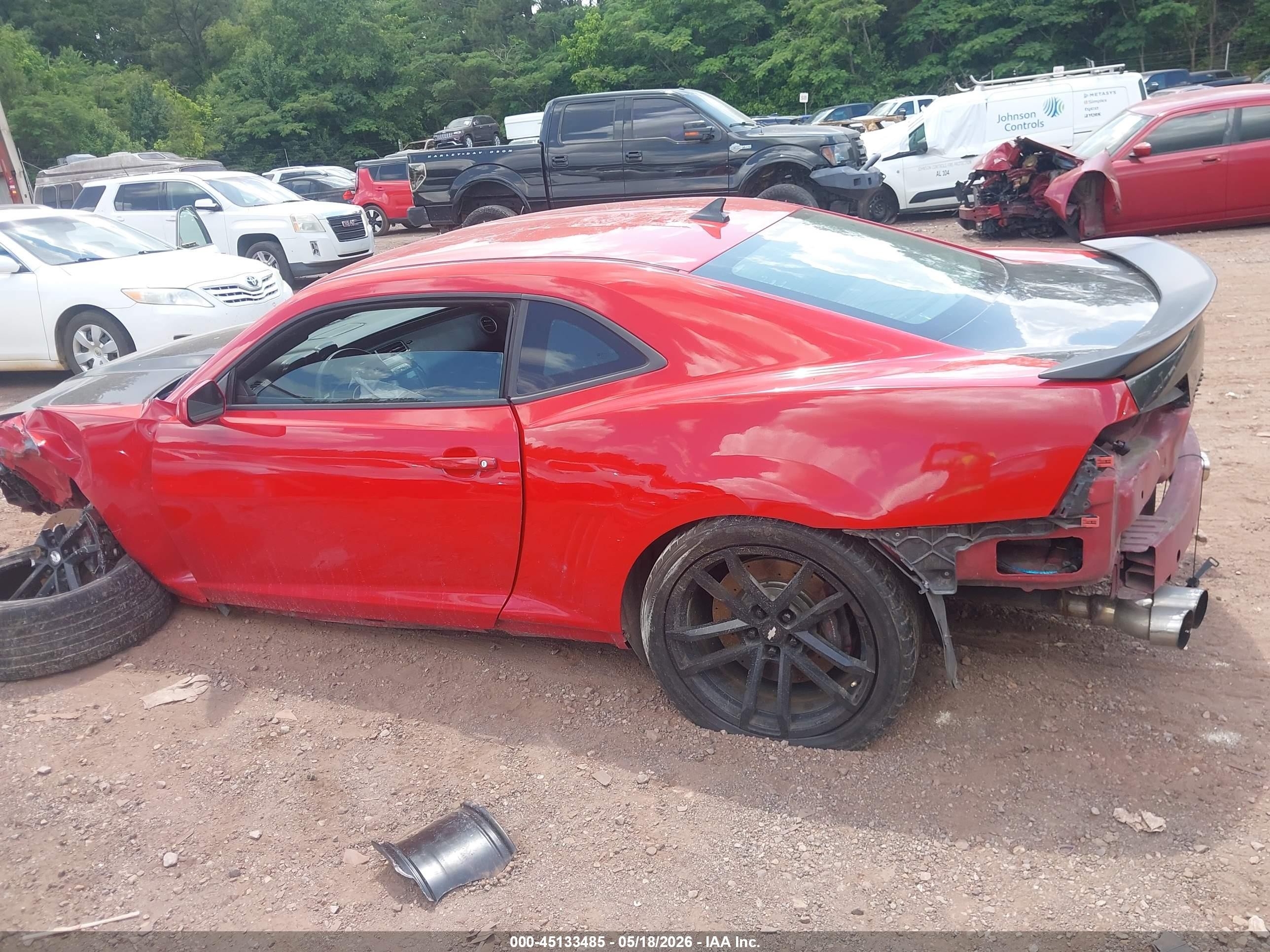 2011 Chevrolet Camaro 1ss Красный vin: 2G1FJ1EJ2B9198886