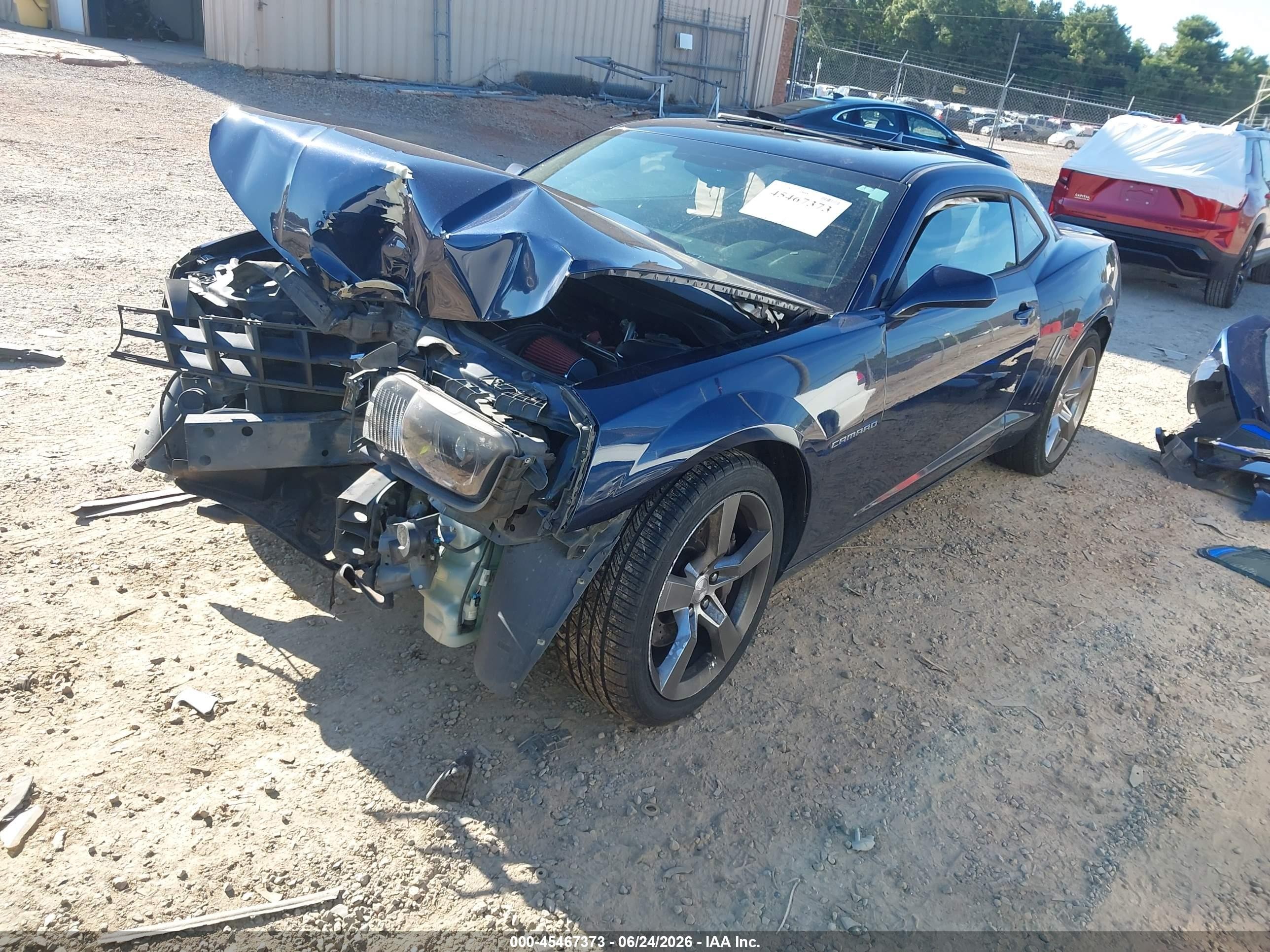 2012 Chevrolet Camaro 1ss Blue vin: 2G1FJ1EJ3C9164036