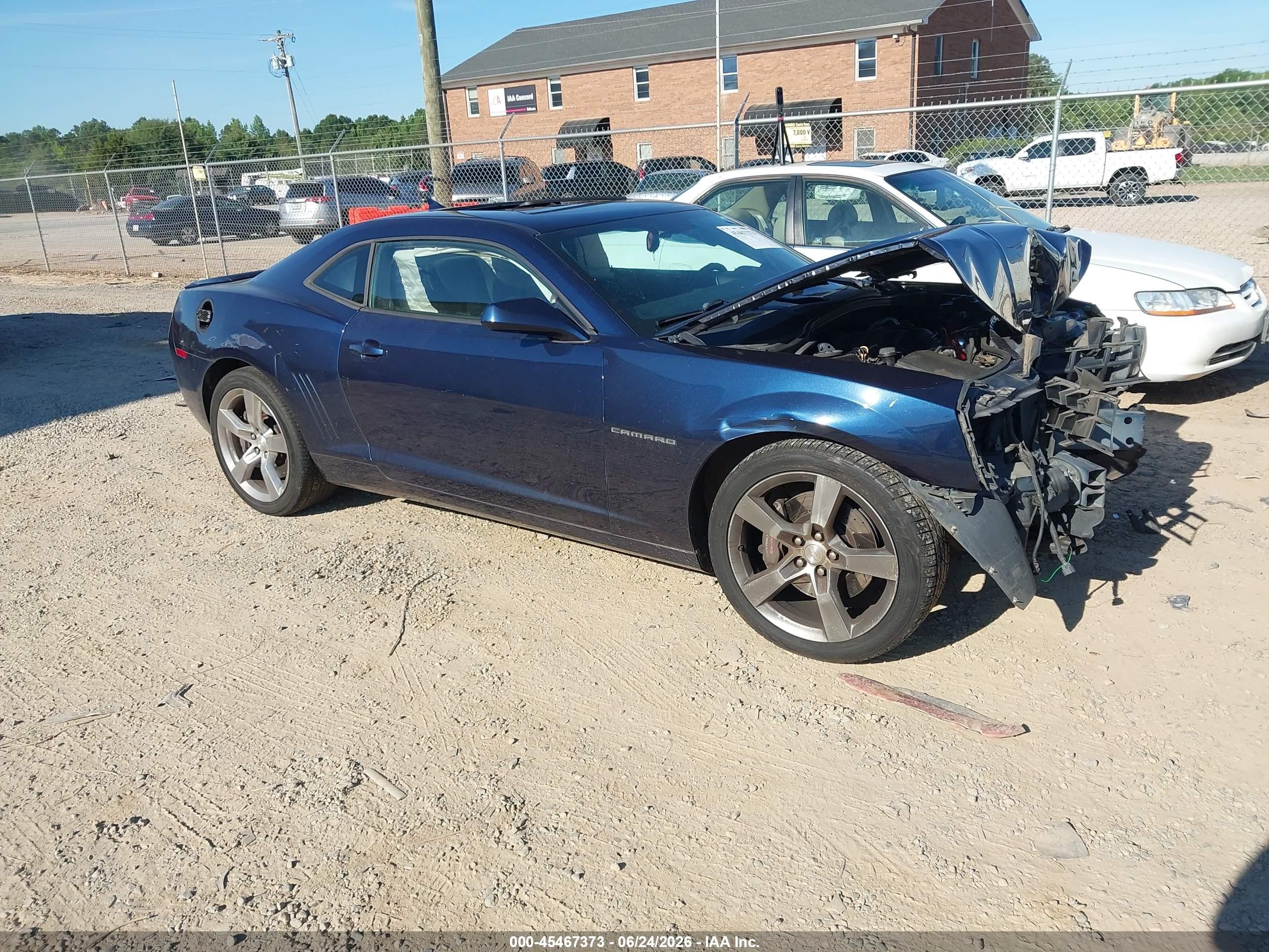 2012 Chevrolet Camaro 1ss Blue vin: 2G1FJ1EJ3C9164036