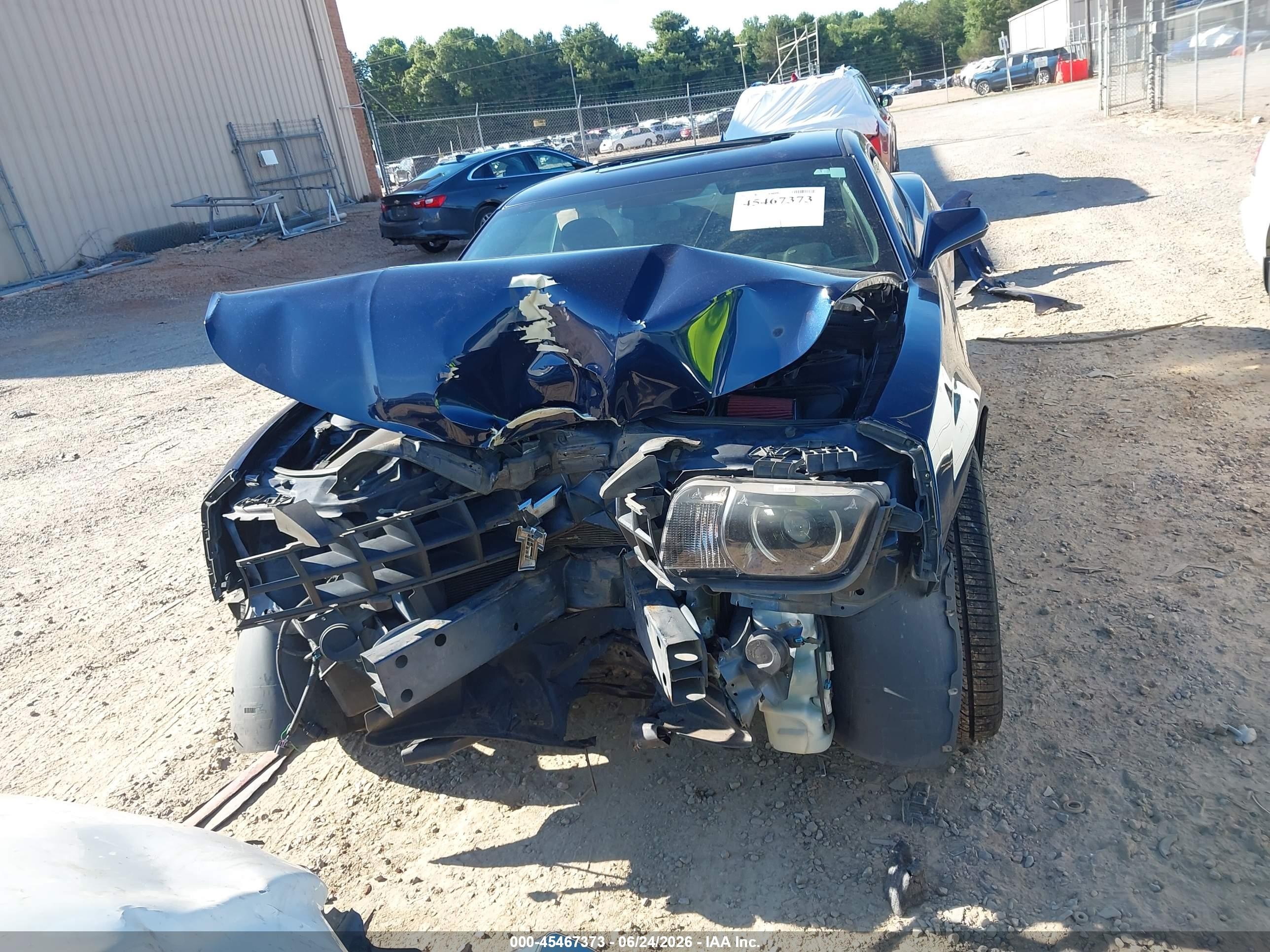 2012 Chevrolet Camaro 1ss Blue vin: 2G1FJ1EJ3C9164036