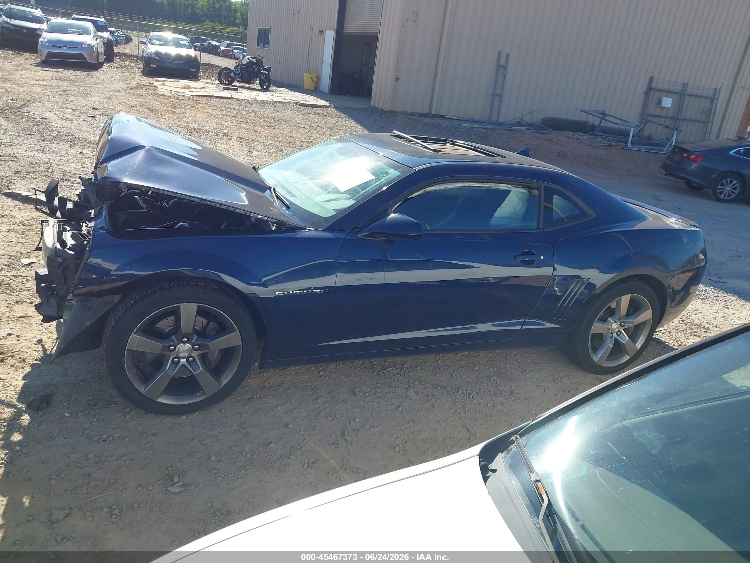 2012 Chevrolet Camaro 1ss Blue vin: 2G1FJ1EJ3C9164036