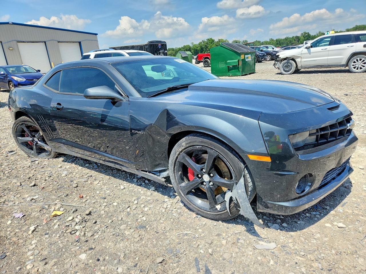 2013 Chevrolet Camaro Ss Black vin: 2G1FJ1EJ3D9183039