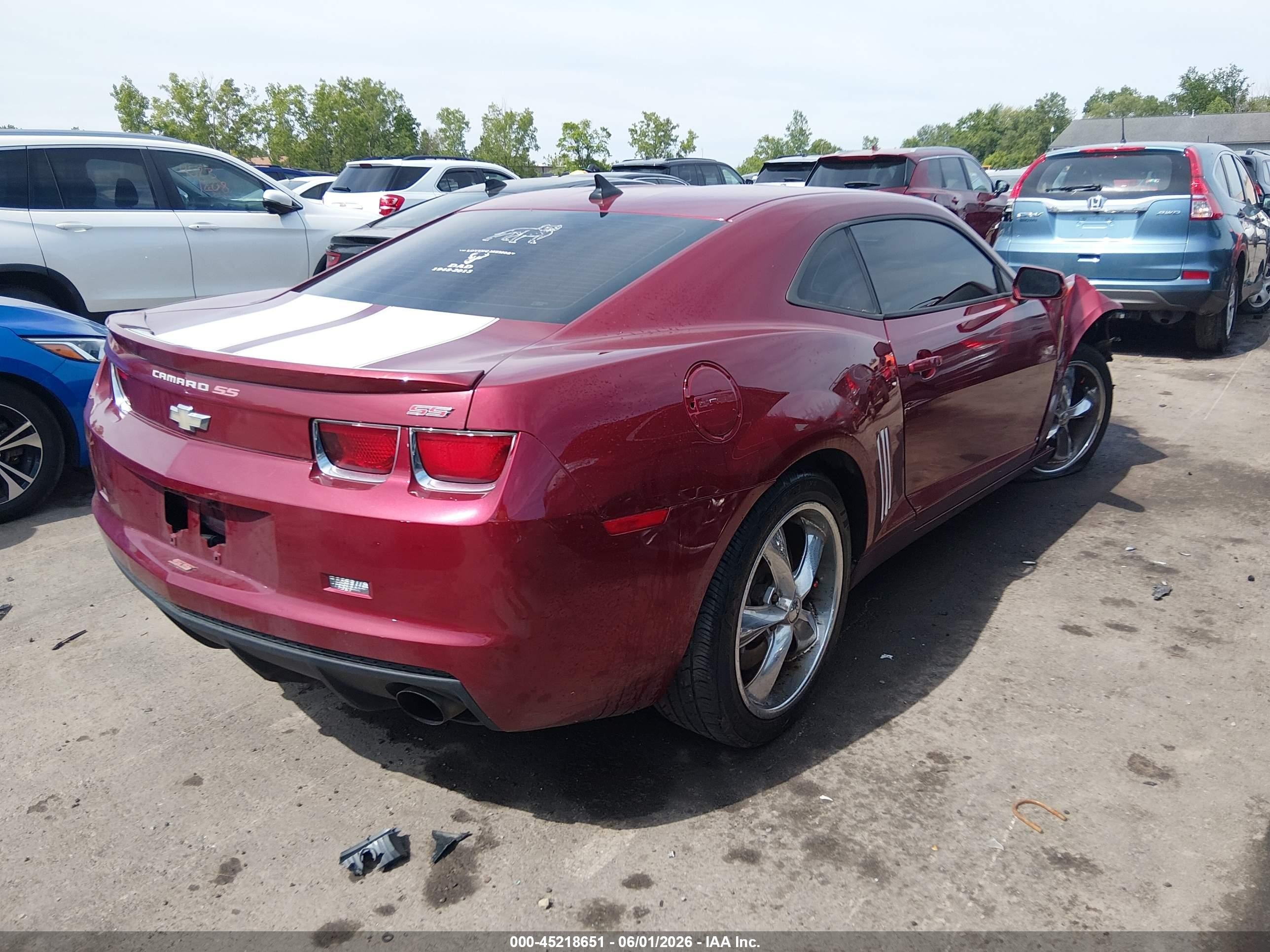 2010 Chevrolet Camaro 1ss Red vin: 2G1FJ1EJ4A9192795