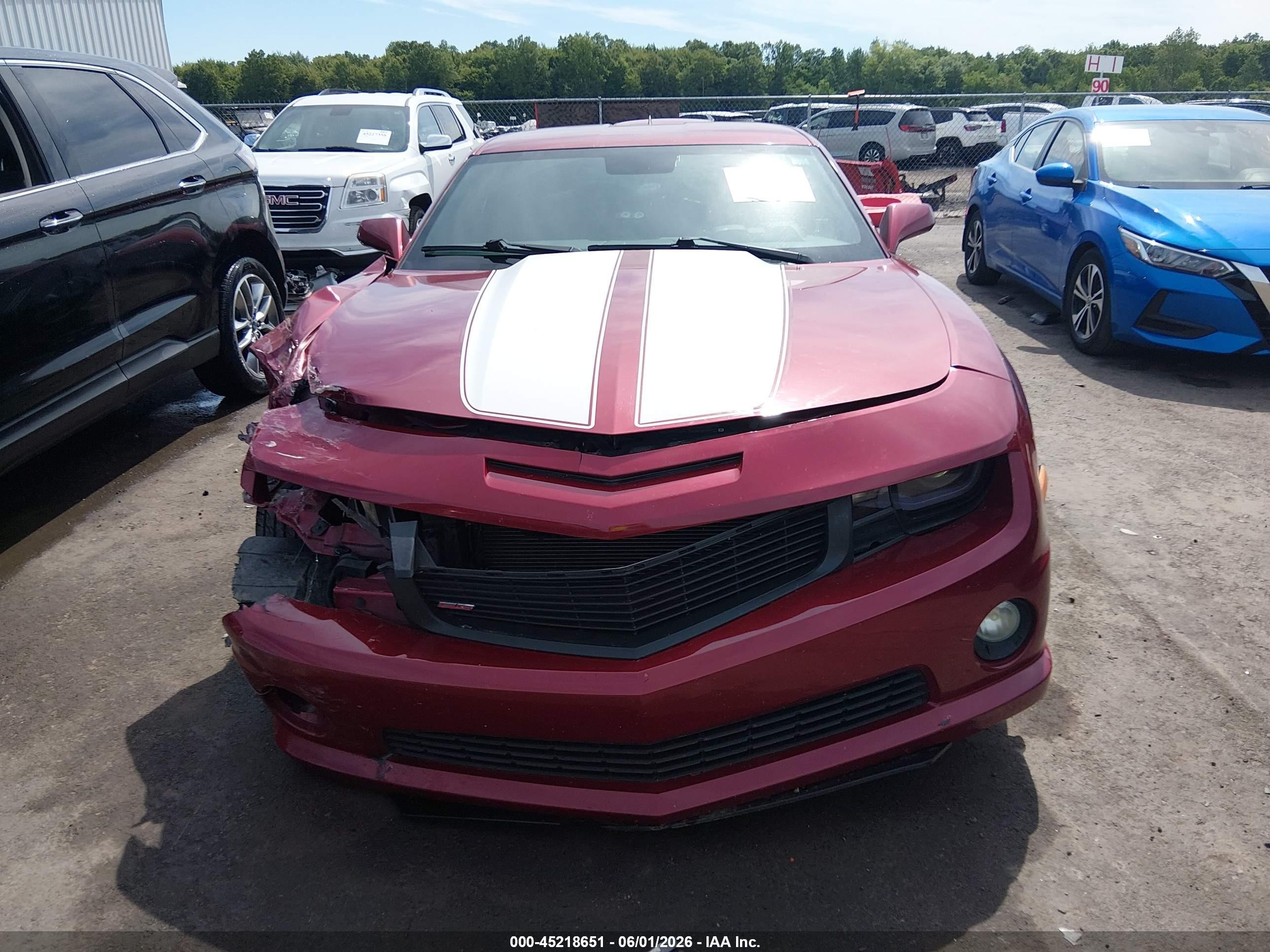 2010 Chevrolet Camaro 1ss Red vin: 2G1FJ1EJ4A9192795