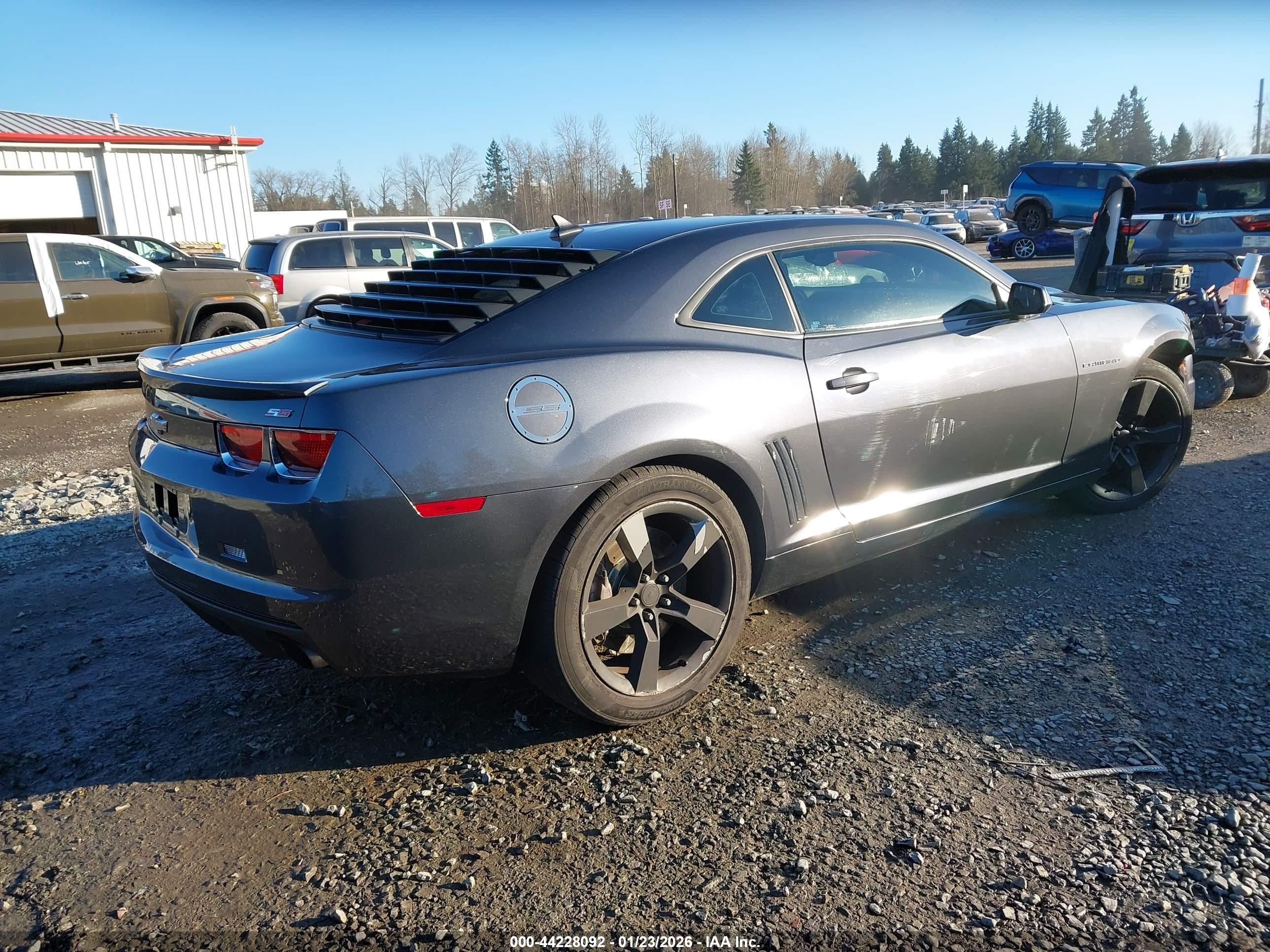 2010 Chevrolet Camaro 1ss Gray vin: 2G1FJ1EJ4A9194370