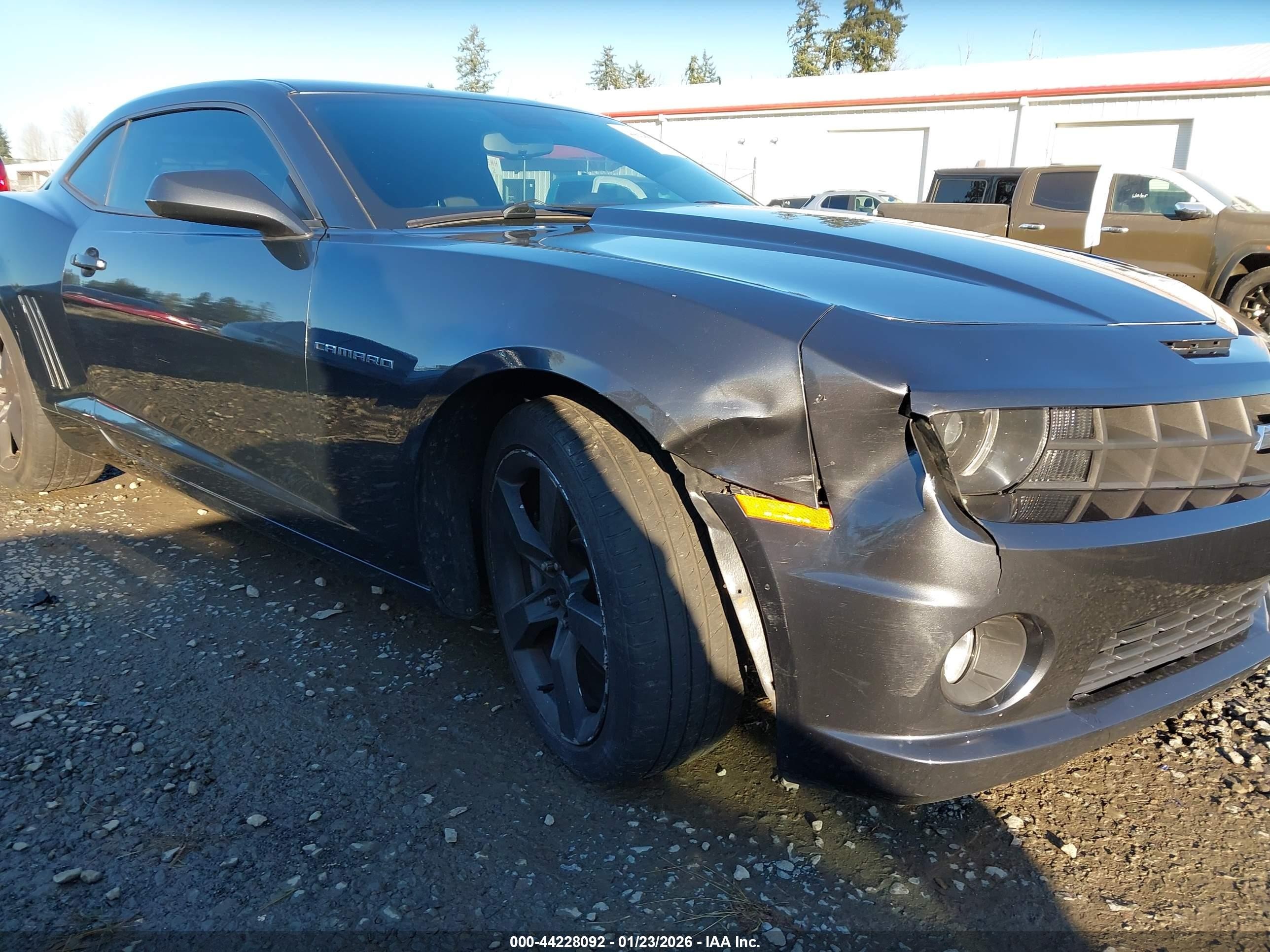 2010 Chevrolet Camaro 1ss Gray vin: 2G1FJ1EJ4A9194370