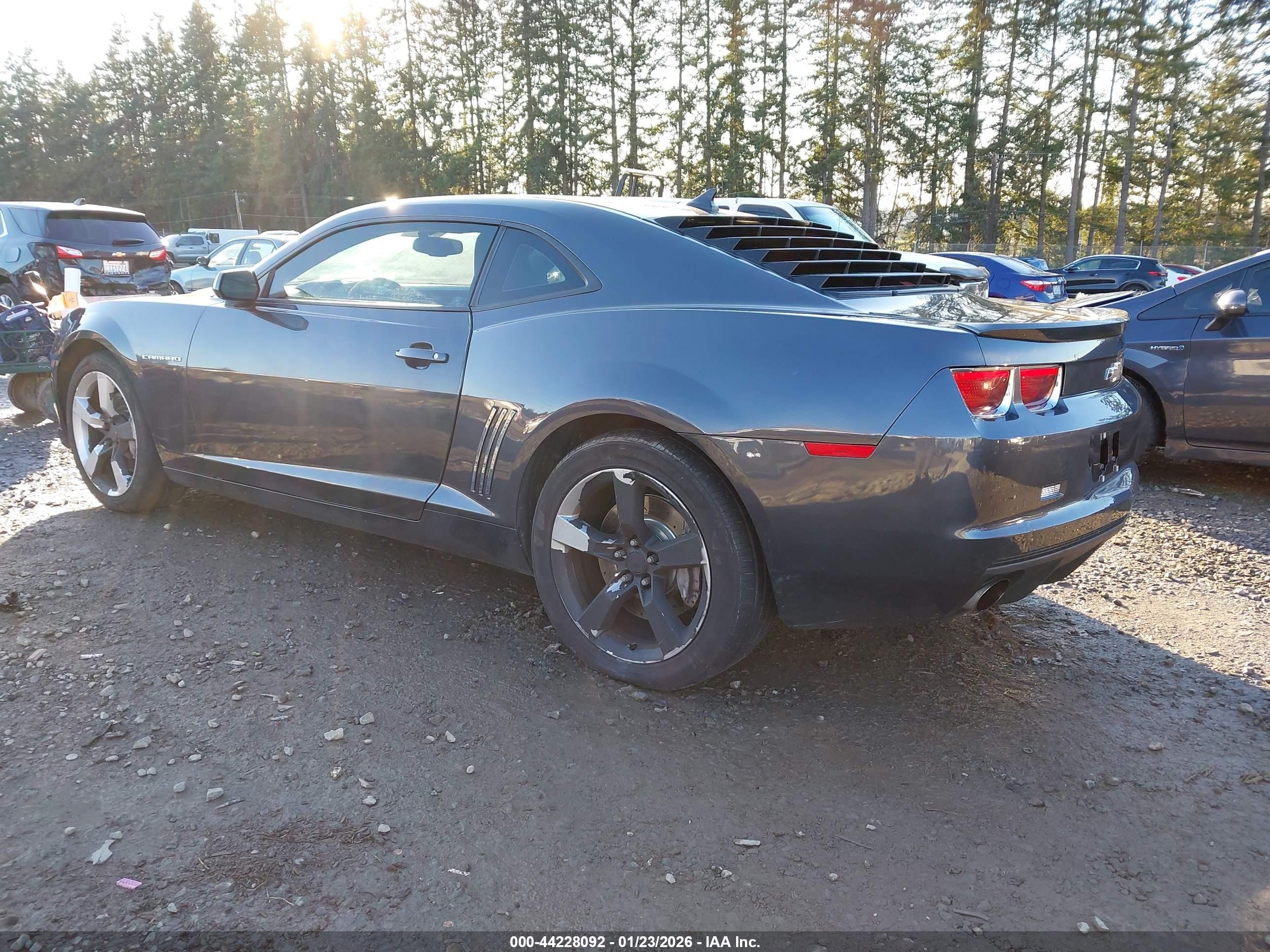 2010 Chevrolet Camaro 1ss Gray vin: 2G1FJ1EJ4A9194370
