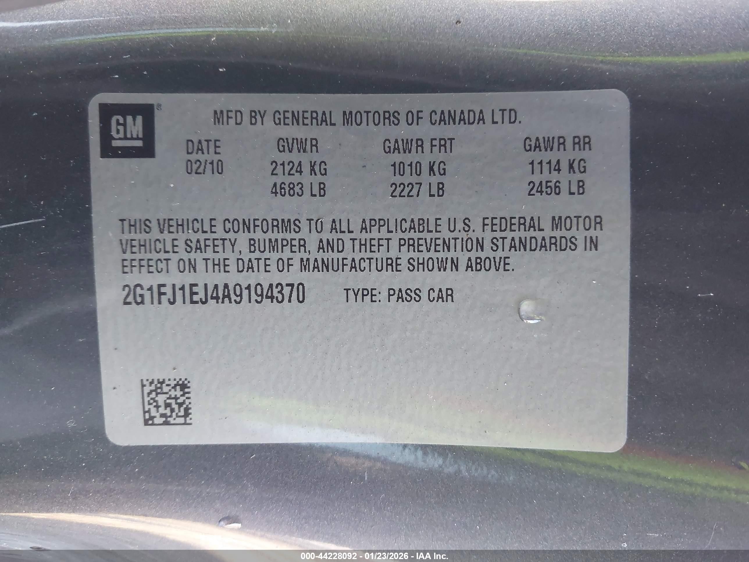 2010 Chevrolet Camaro 1ss Gray vin: 2G1FJ1EJ4A9194370