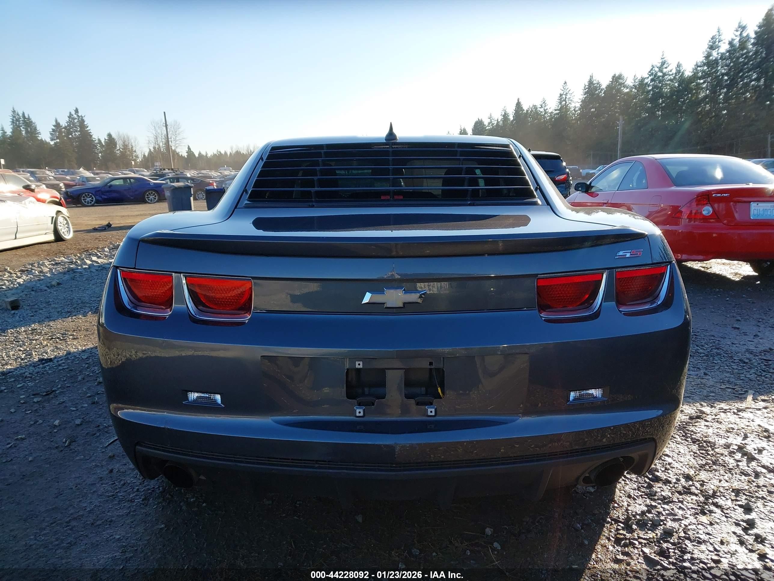 2010 Chevrolet Camaro 1ss Gray vin: 2G1FJ1EJ4A9194370
