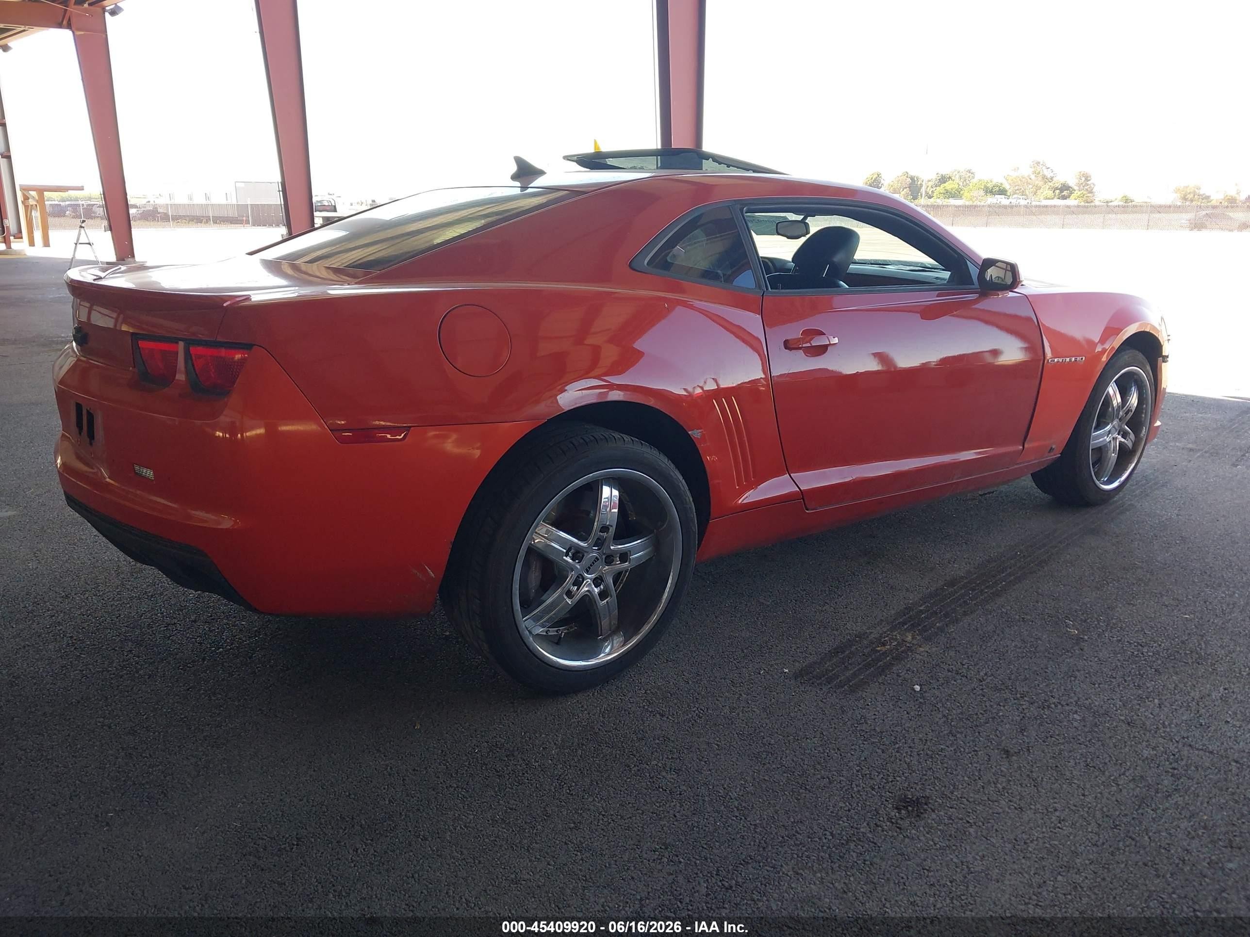2010 Chevrolet Camaro 1ss Orange vin: 2G1FJ1EJ5A9121783