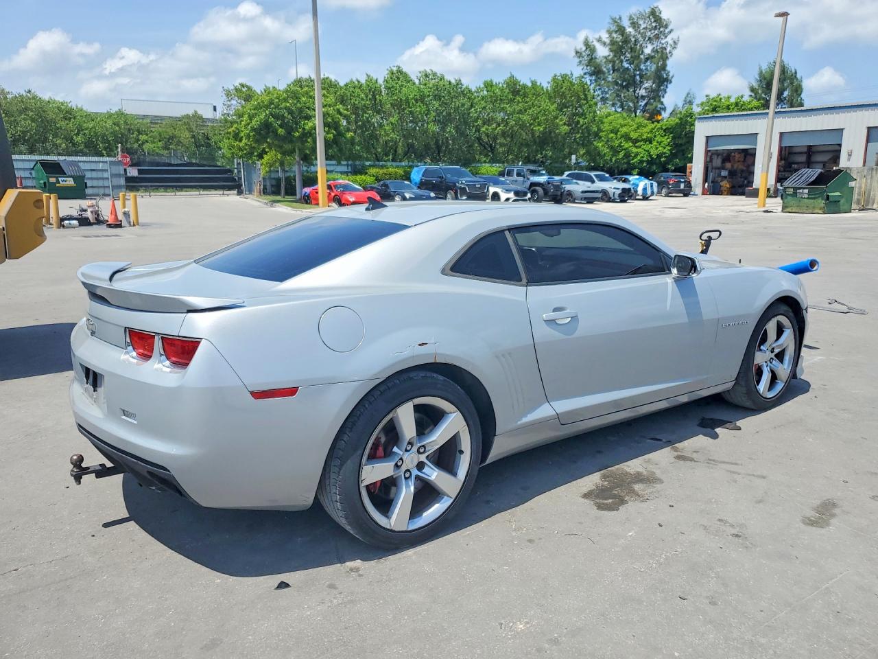 2010 Chevrolet Camaro Ss Silver vin: 2G1FJ1EJ5A9219826
