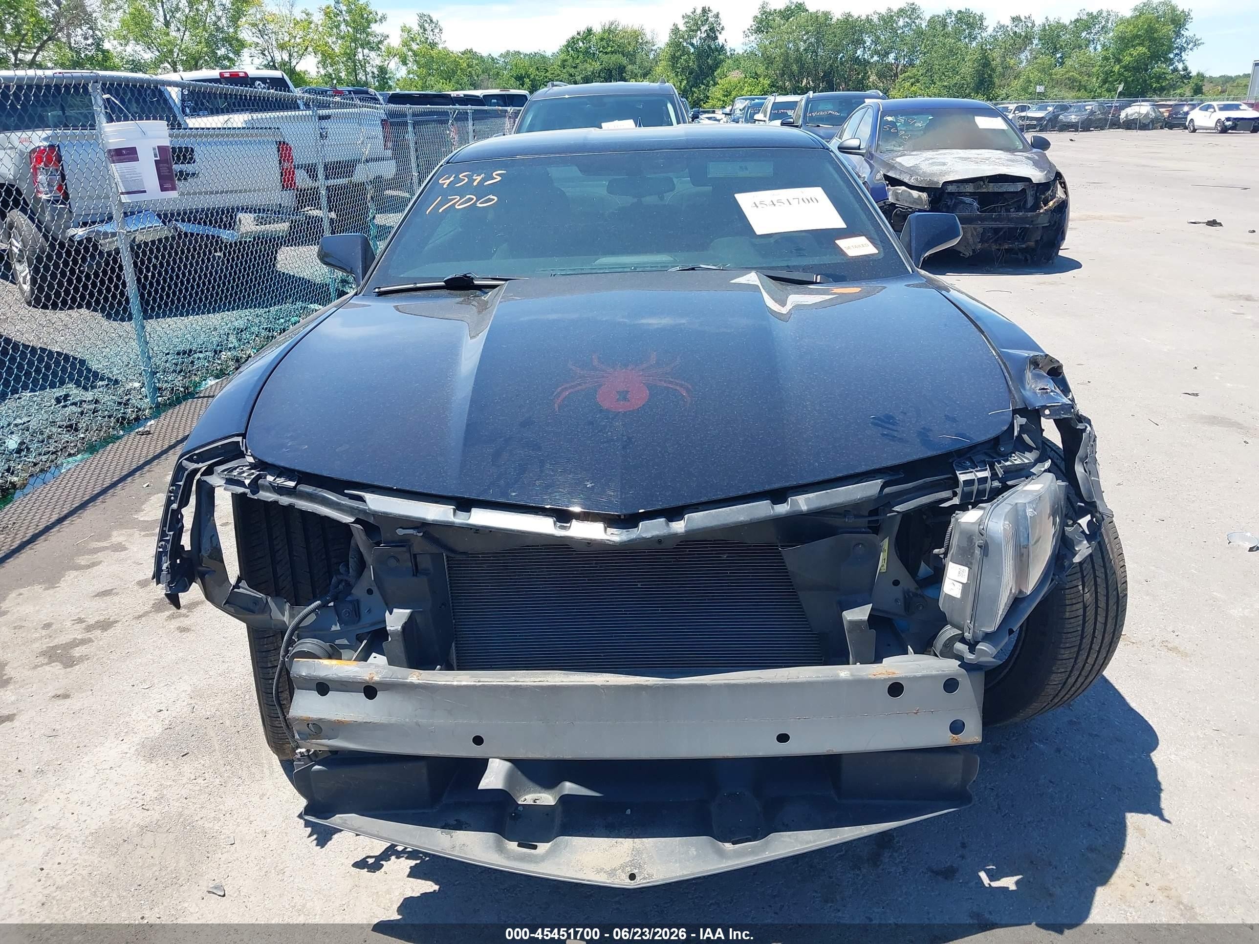 2013 Chevrolet Camaro 1ss Black vin: 2G1FJ1EJ5D9116815