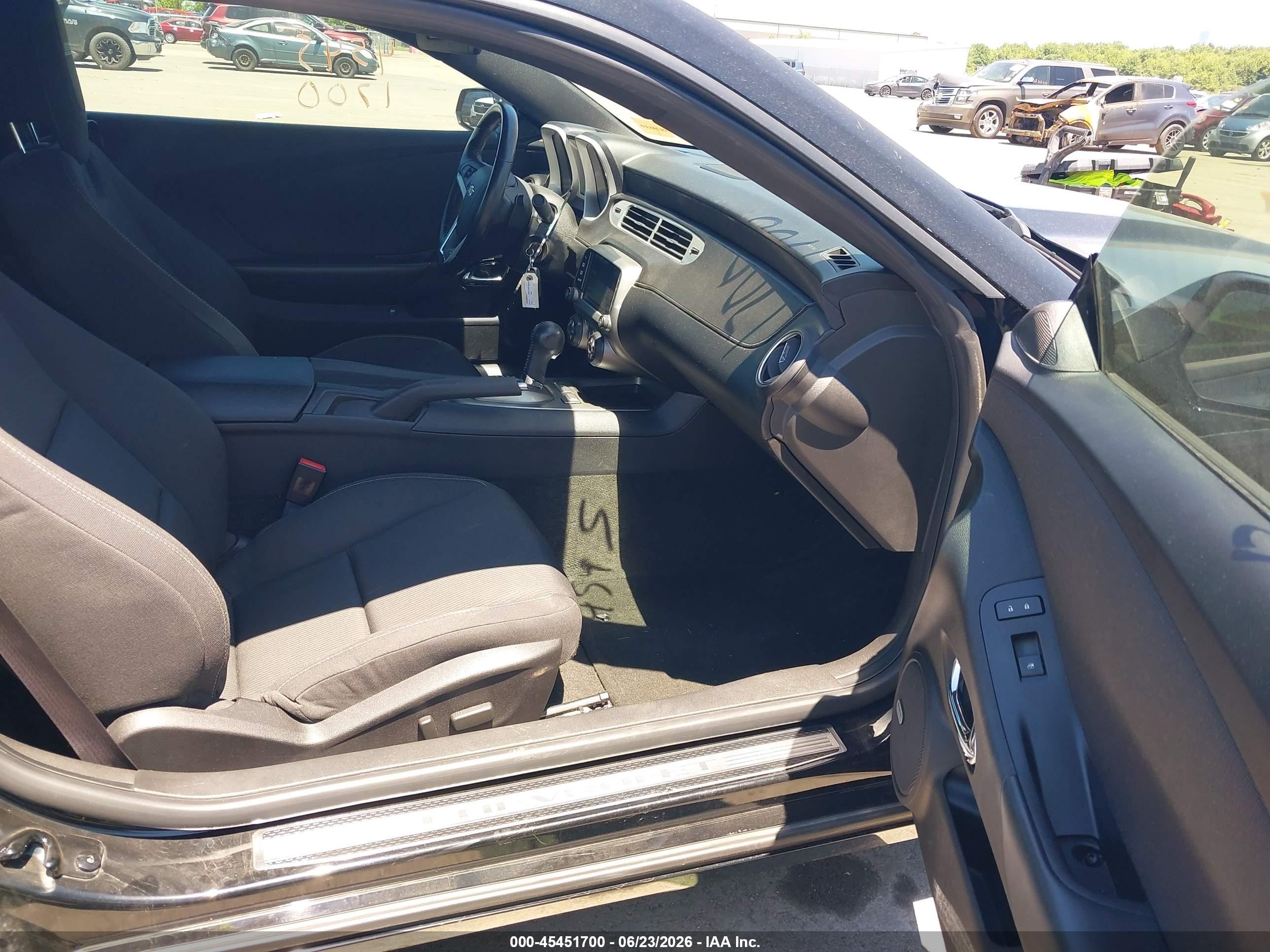 2013 Chevrolet Camaro 1ss Black vin: 2G1FJ1EJ5D9116815