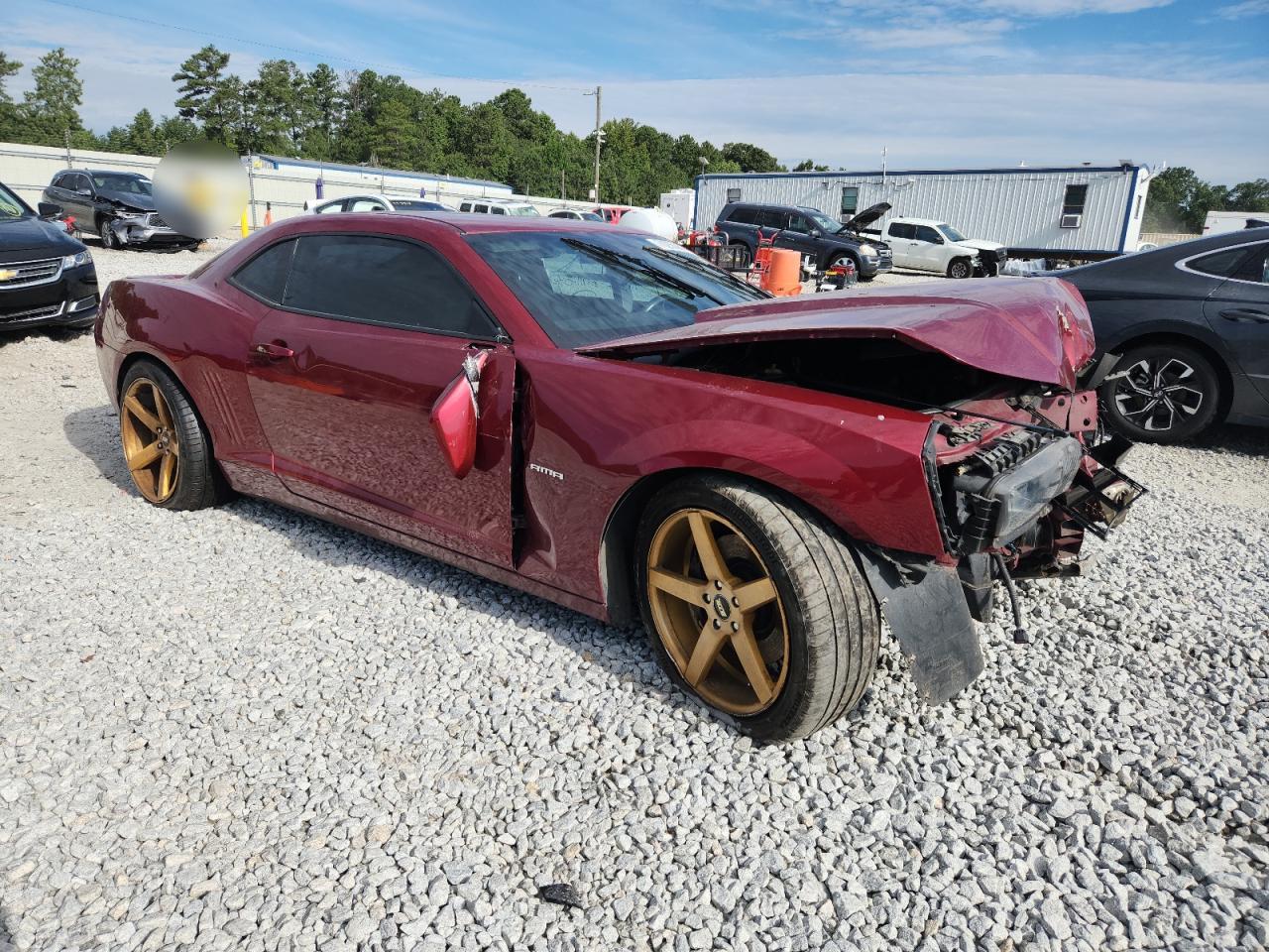 2010 Chevrolet Camaro Ss Бордовый vin: 2G1FJ1EJ6A9193902