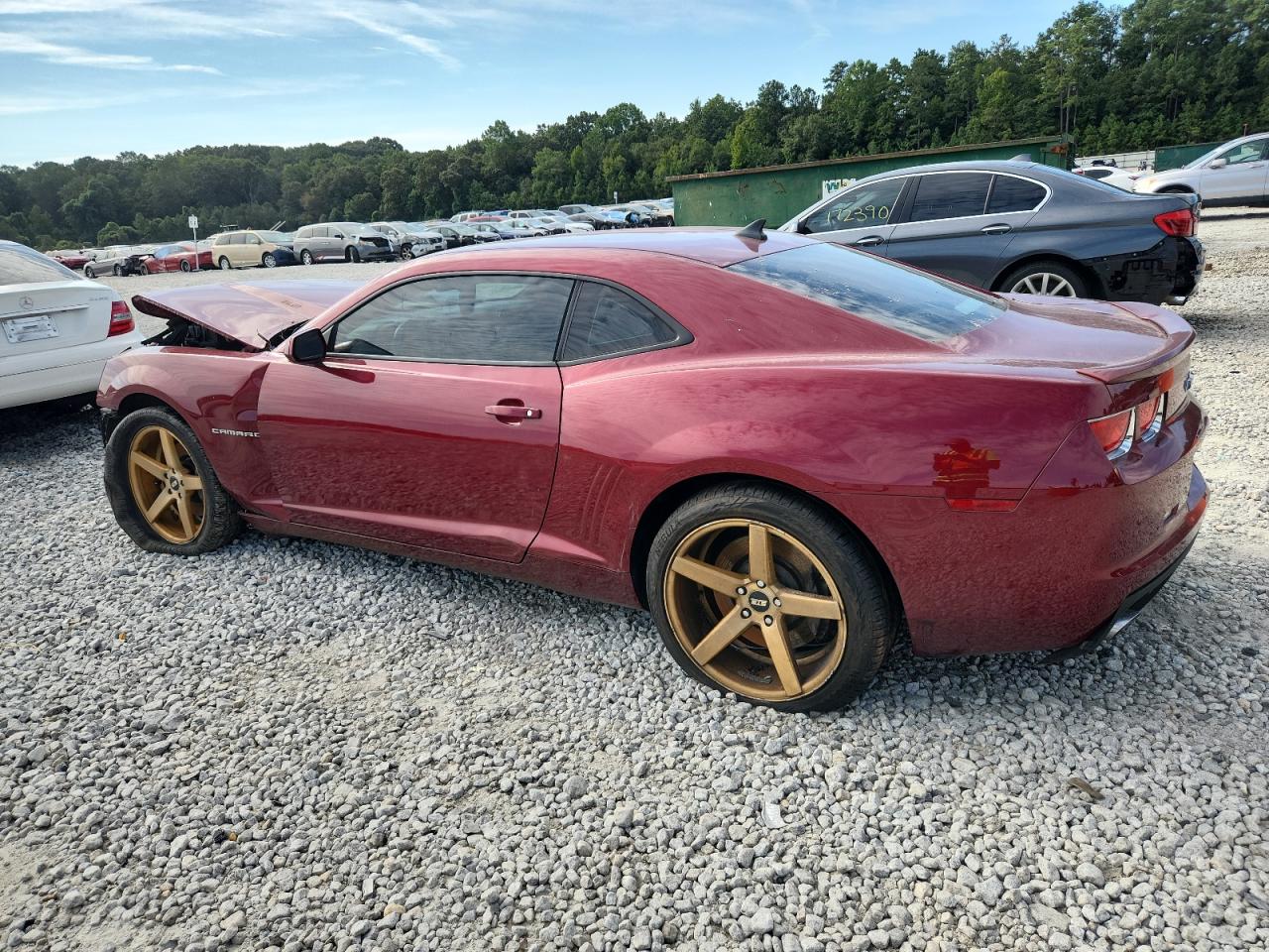 2010 Chevrolet Camaro Ss Бордовый vin: 2G1FJ1EJ6A9193902