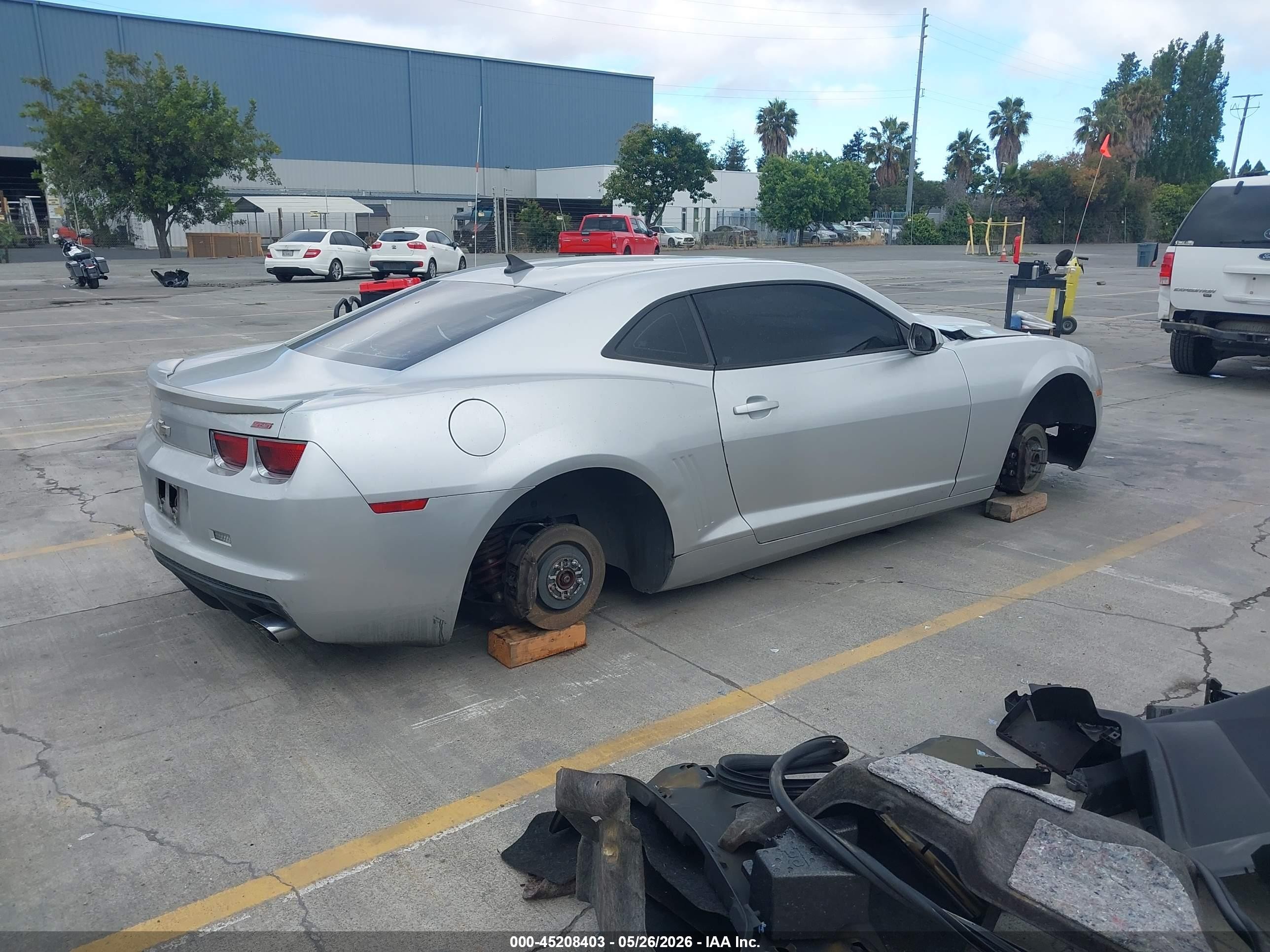 2010 Chevrolet Camaro 1ss Gray vin: 2G1FJ1EJ6A9217213