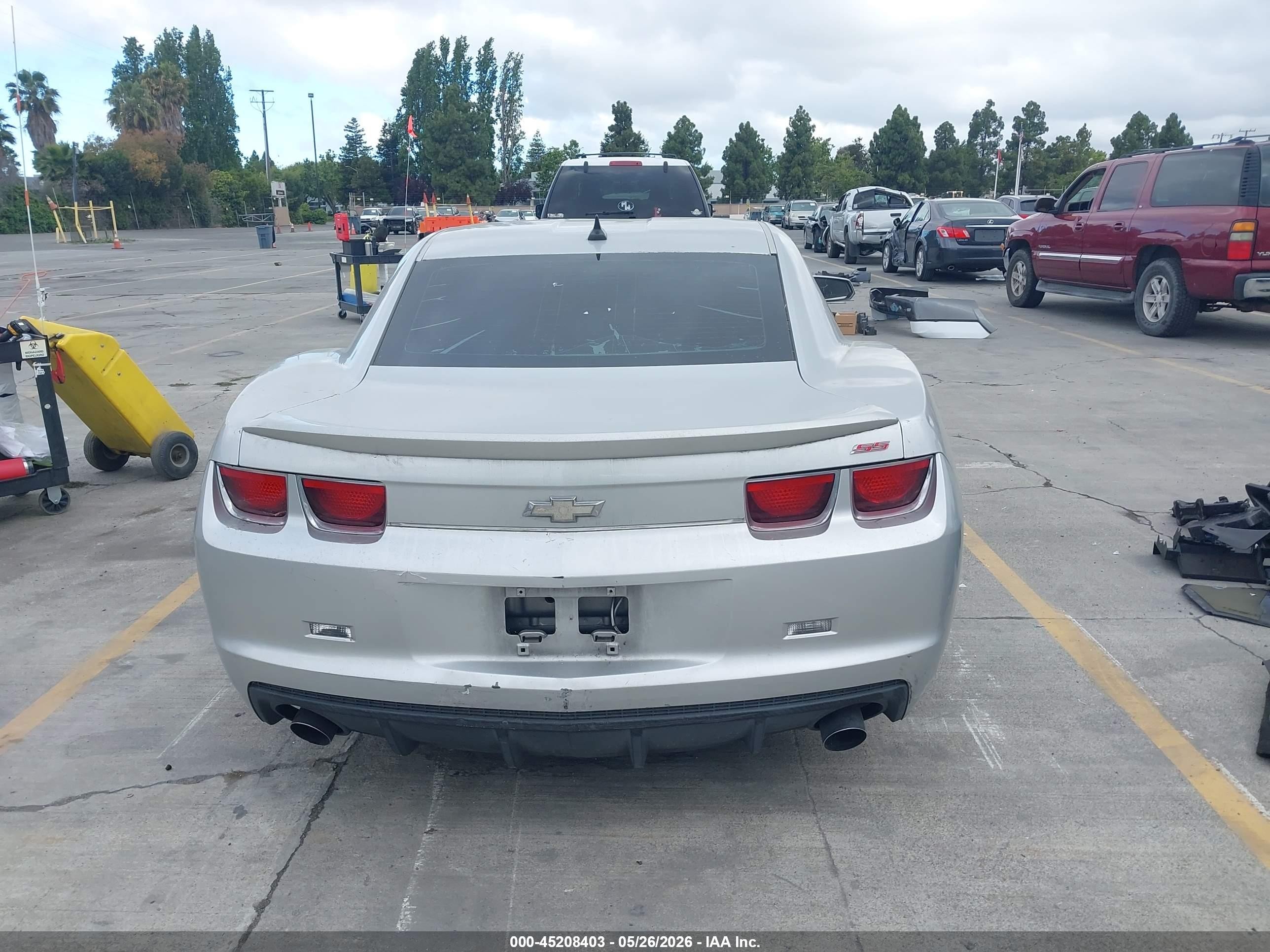 2010 Chevrolet Camaro 1ss Gray vin: 2G1FJ1EJ6A9217213