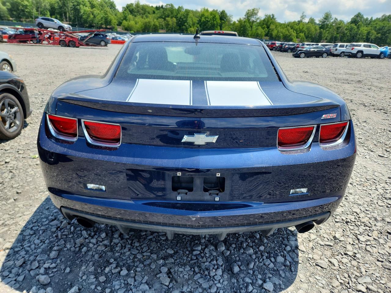 2011 Chevrolet Camaro Ss Blue vin: 2G1FJ1EJ6B9122846