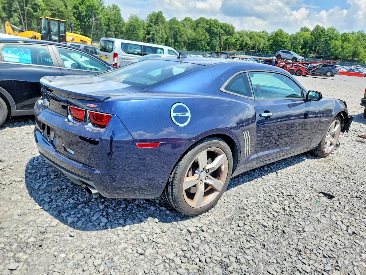 2011 Chevrolet Camaro Ss Blue vin: 2G1FJ1EJ6B9122846