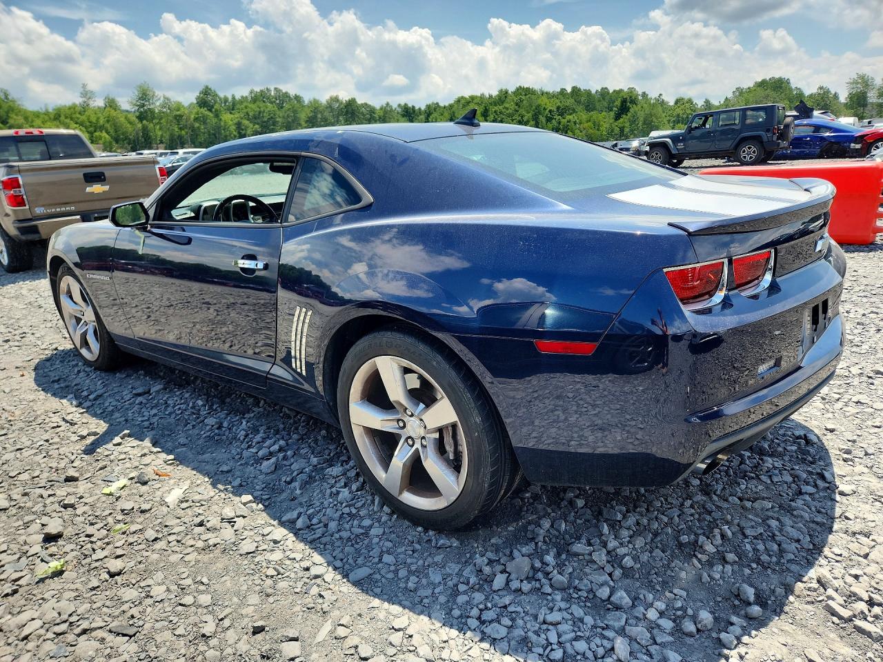 2011 Chevrolet Camaro Ss Blue vin: 2G1FJ1EJ6B9122846