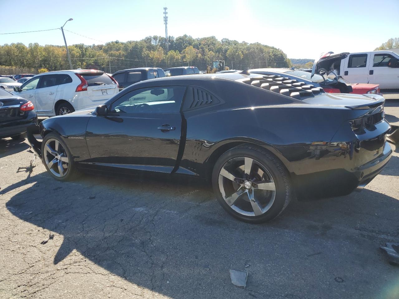 2012 Chevrolet Camaro Ss Black vin: 2G1FJ1EJ7C9163777