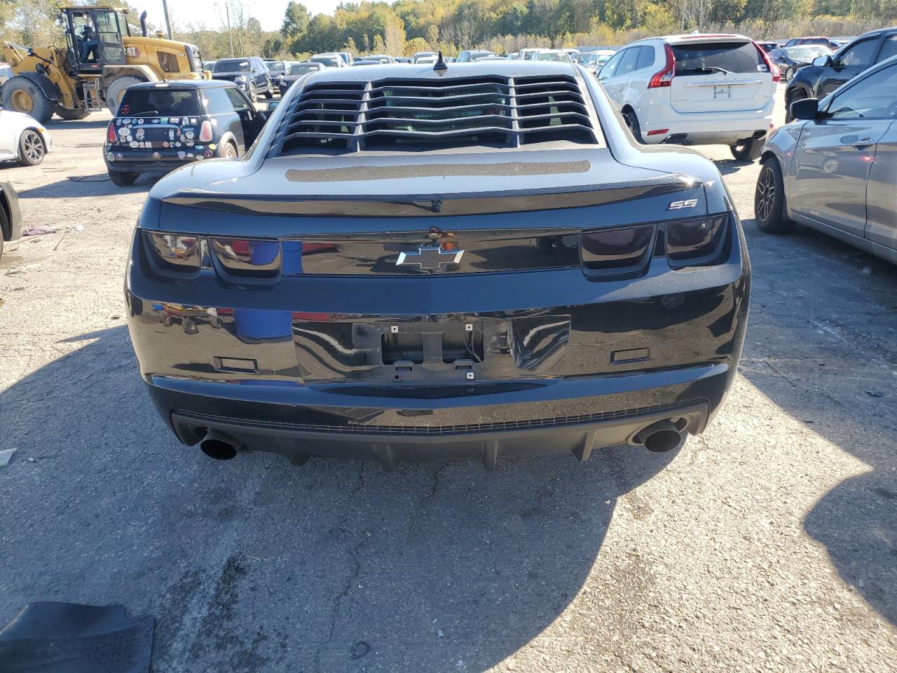 2012 Chevrolet Camaro Ss Black vin: 2G1FJ1EJ7C9163777