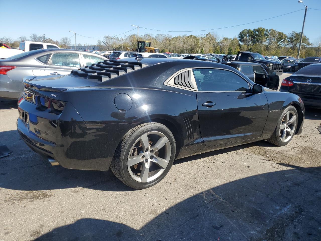 2012 Chevrolet Camaro Ss Black vin: 2G1FJ1EJ7C9163777