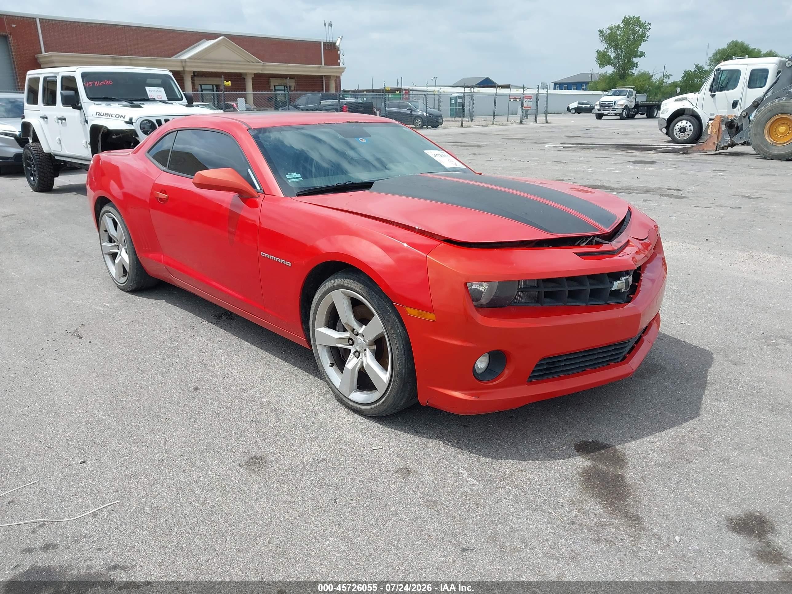 2010 Chevrolet Camaro 1ss Orange vin: 2G1FJ1EJ8A9167463