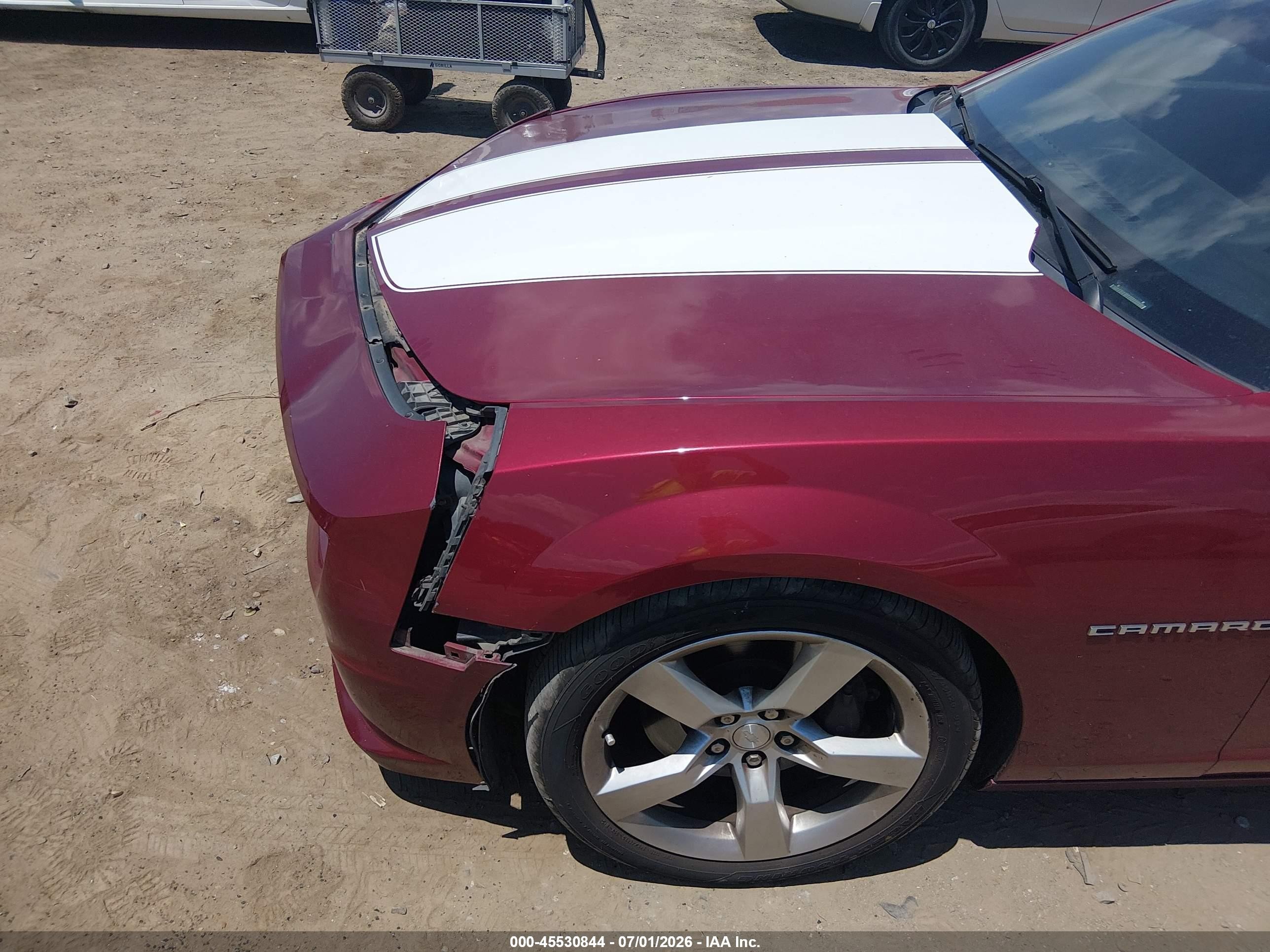 2010 Chevrolet Camaro 1ss Красный vin: 2G1FJ1EJ8A9215589