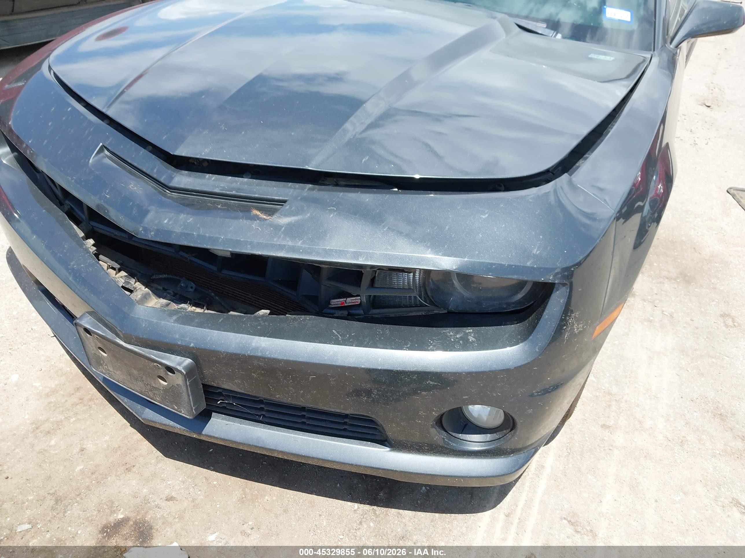2012 Chevrolet Camaro 1ss Gray vin: 2G1FJ1EJXC9154510