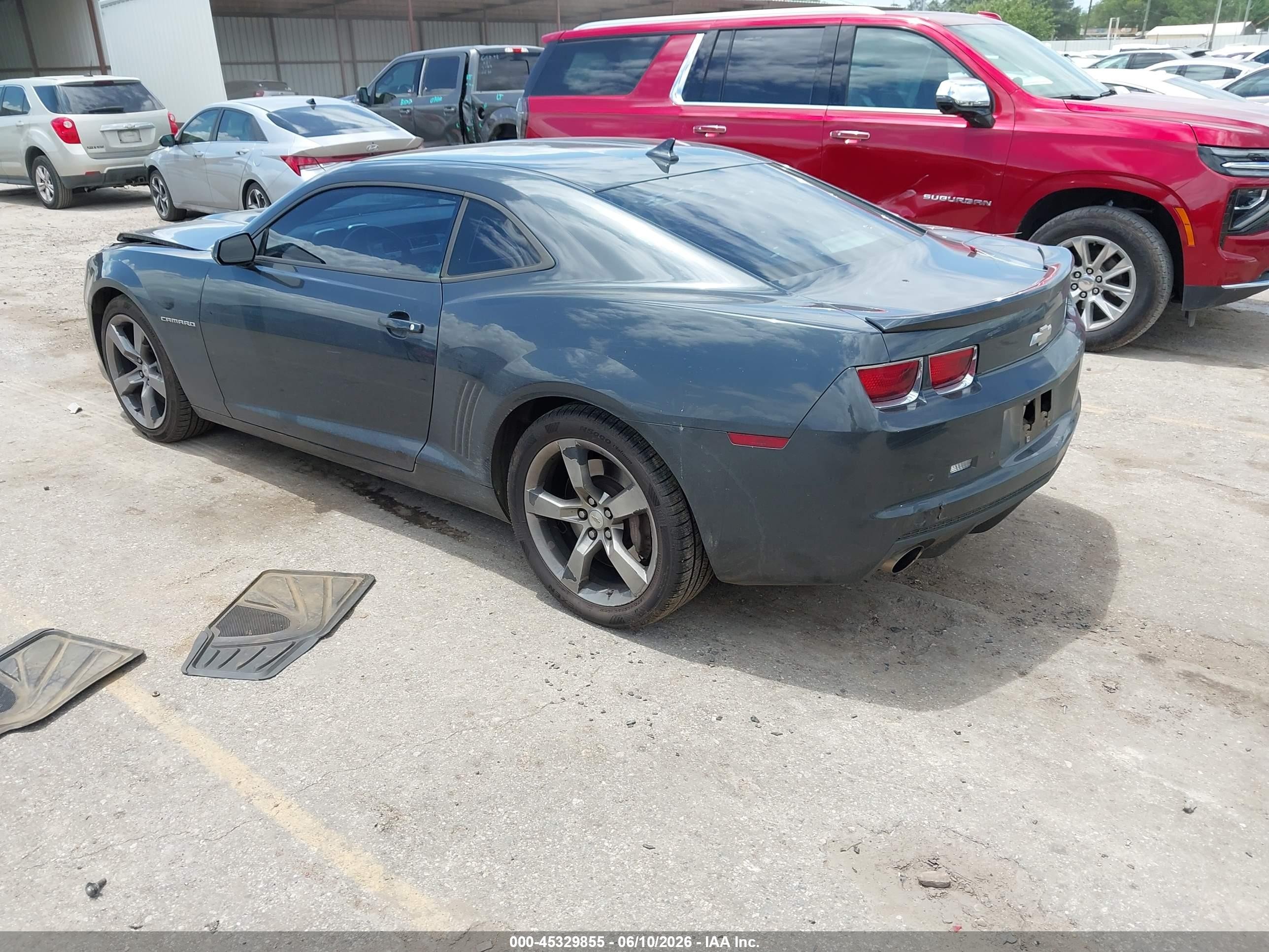 2012 Chevrolet Camaro 1ss Gray vin: 2G1FJ1EJXC9154510