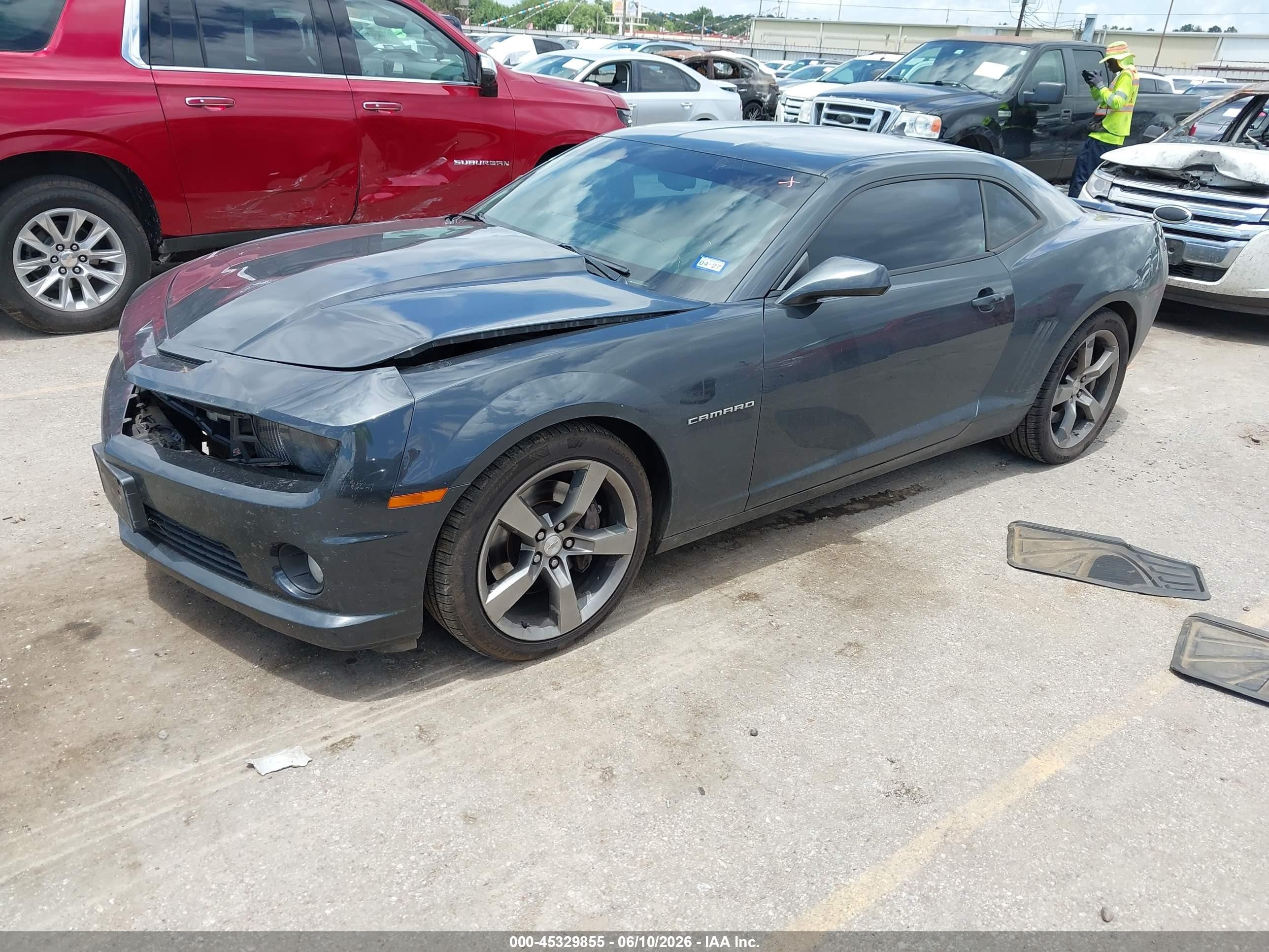 2012 Chevrolet Camaro 1ss Gray vin: 2G1FJ1EJXC9154510