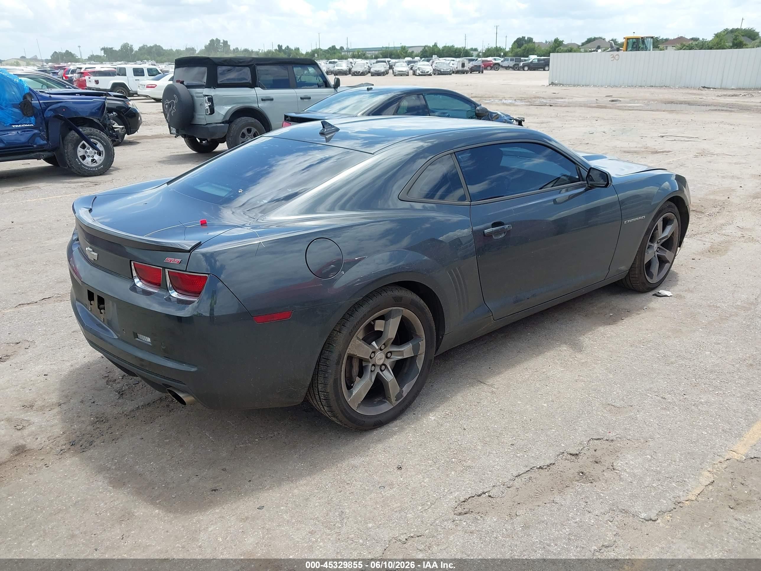 2012 Chevrolet Camaro 1ss Gray vin: 2G1FJ1EJXC9154510