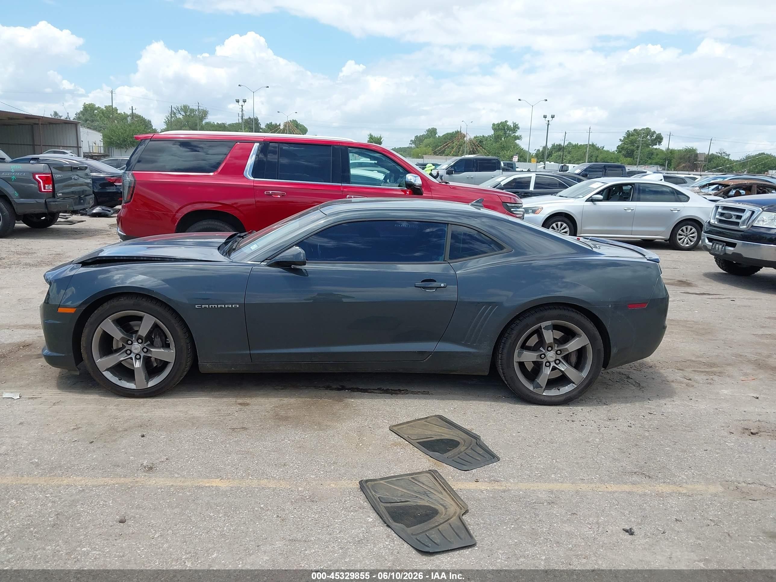 2012 Chevrolet Camaro 1ss Gray vin: 2G1FJ1EJXC9154510