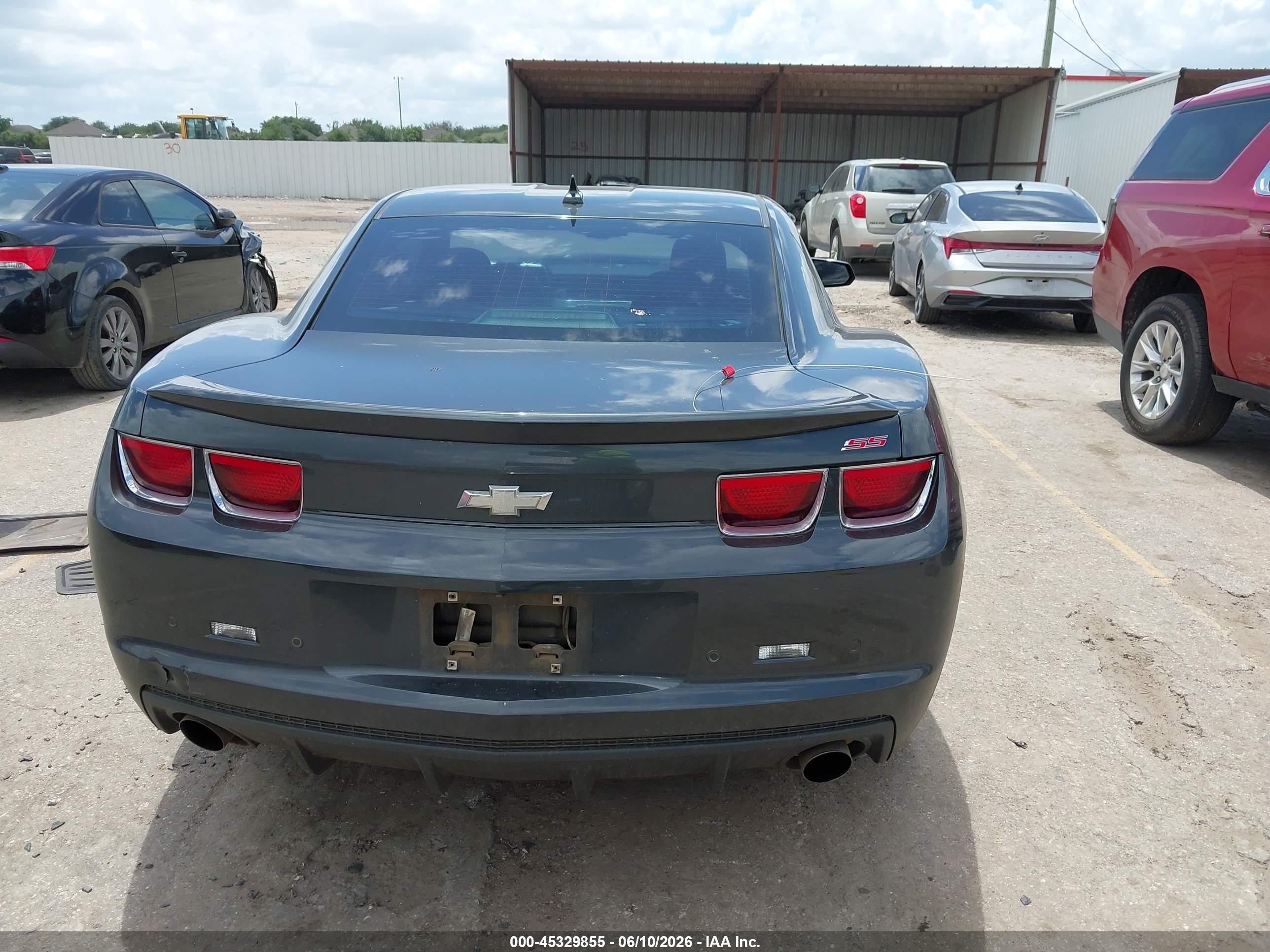 2012 Chevrolet Camaro 1ss Gray vin: 2G1FJ1EJXC9154510