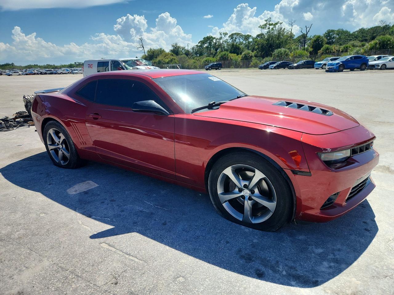 2015 Chevrolet Camaro 2ss Red vin: 2G1FJ1EW1F9284322