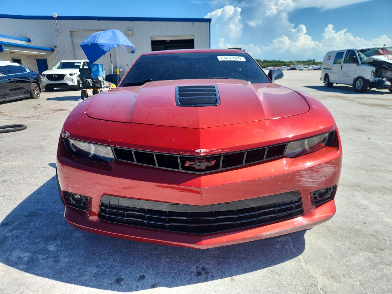 2015 Chevrolet Camaro 2ss Red vin: 2G1FJ1EW1F9284322
