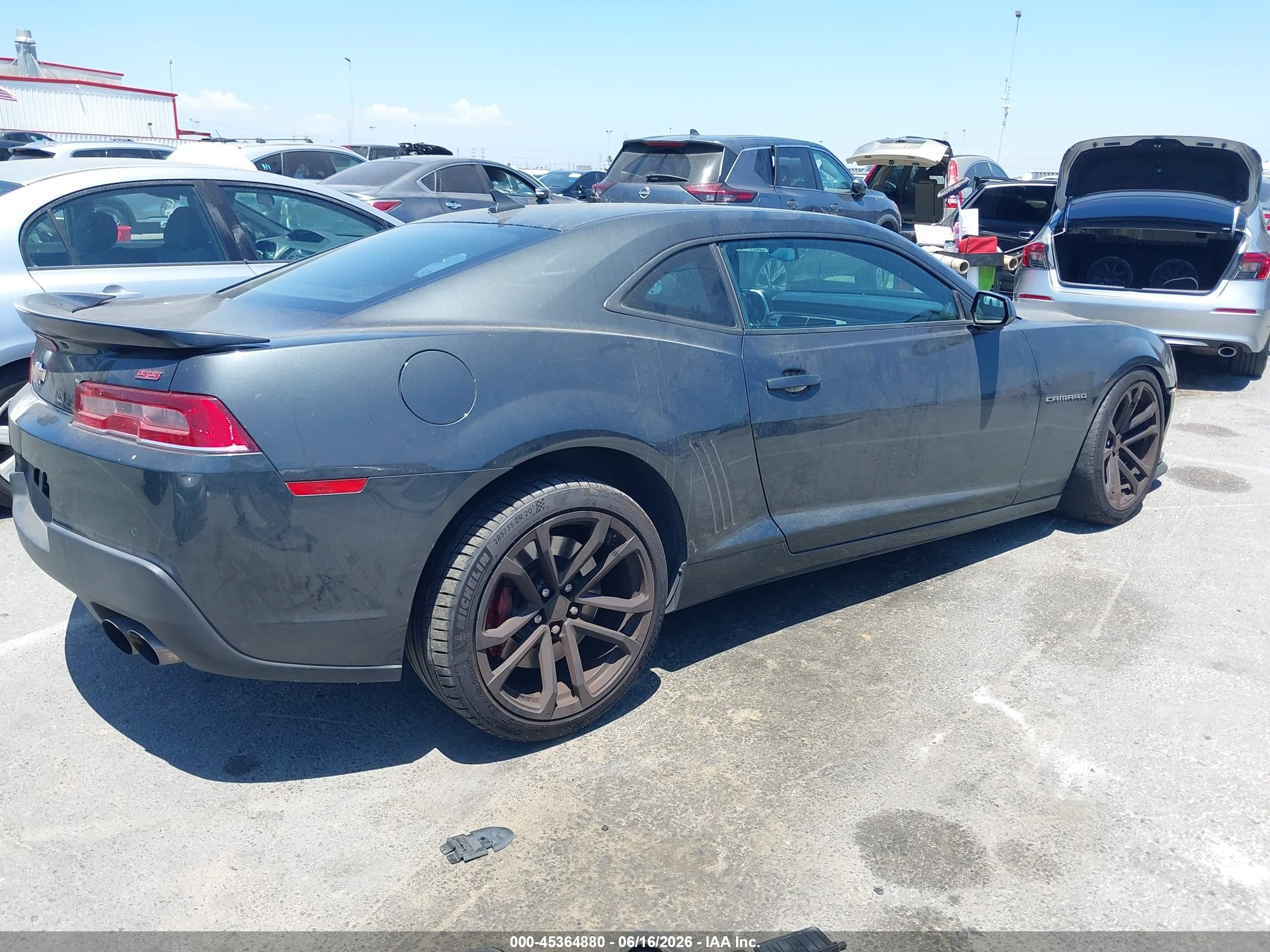 2015 Chevrolet Camaro 2ss Gray vin: 2G1FJ1EW1F9301278