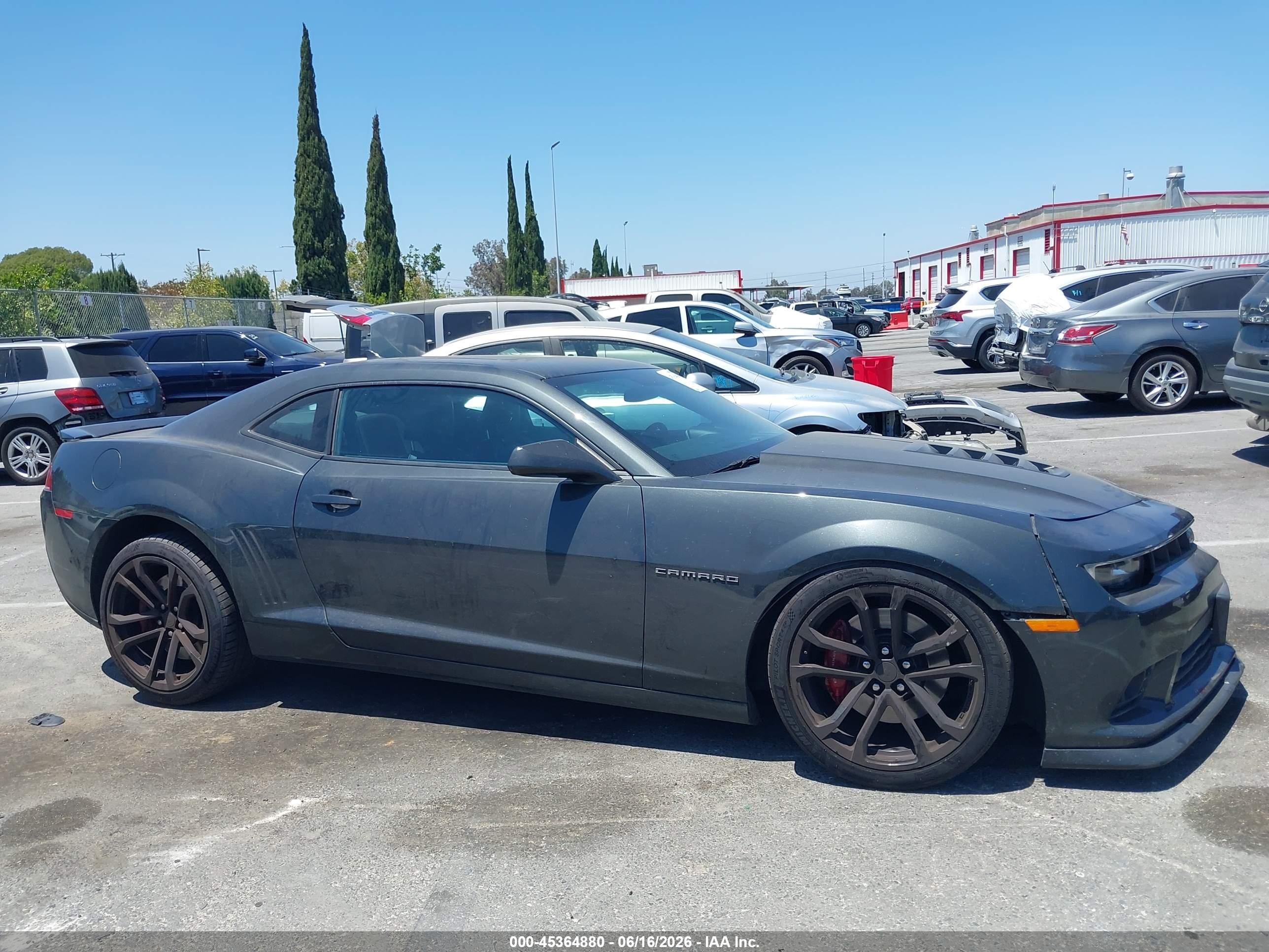 2015 Chevrolet Camaro 2ss Gray vin: 2G1FJ1EW1F9301278