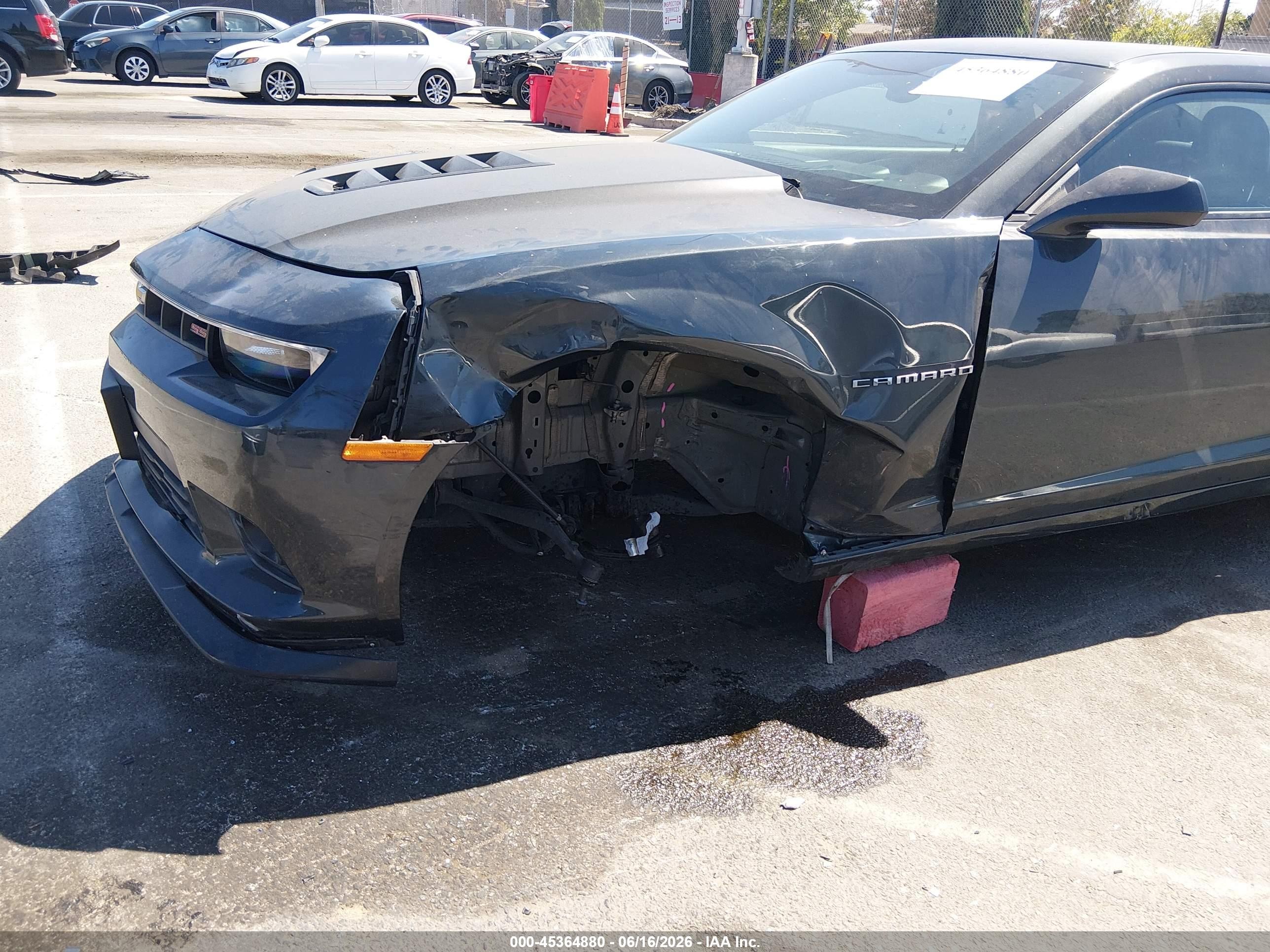 2015 Chevrolet Camaro 2ss Gray vin: 2G1FJ1EW1F9301278